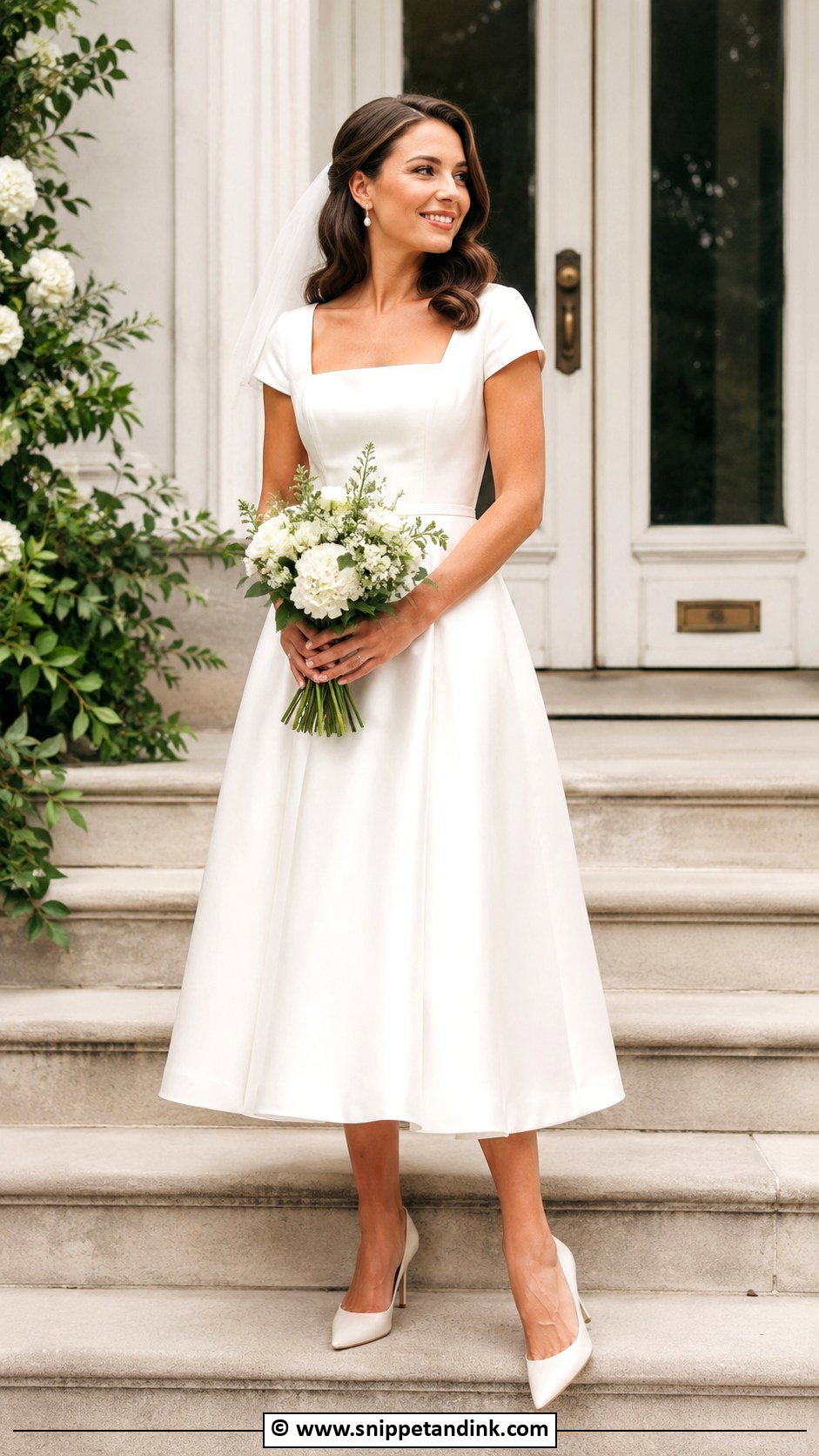 Tea Length Wedding Dress - Snippet and Ink - 30 Wedding Dress Inspiration Ideas
