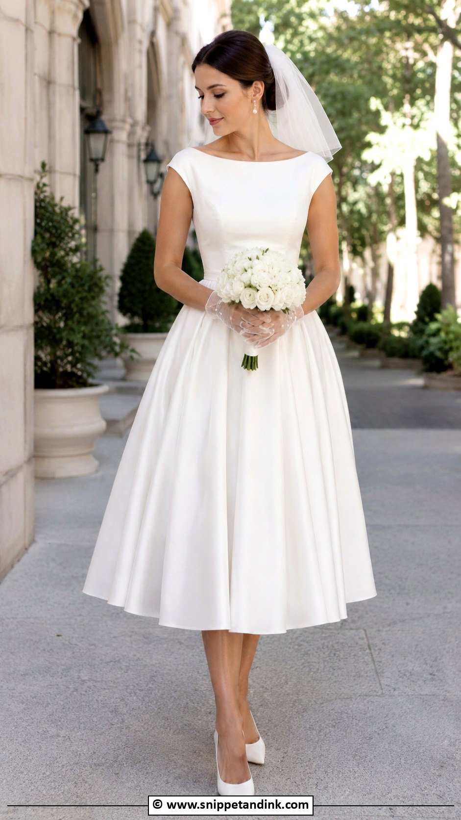 Tea Length Wedding Dress - Snippet and Ink - 30 Wedding Dresses 2024