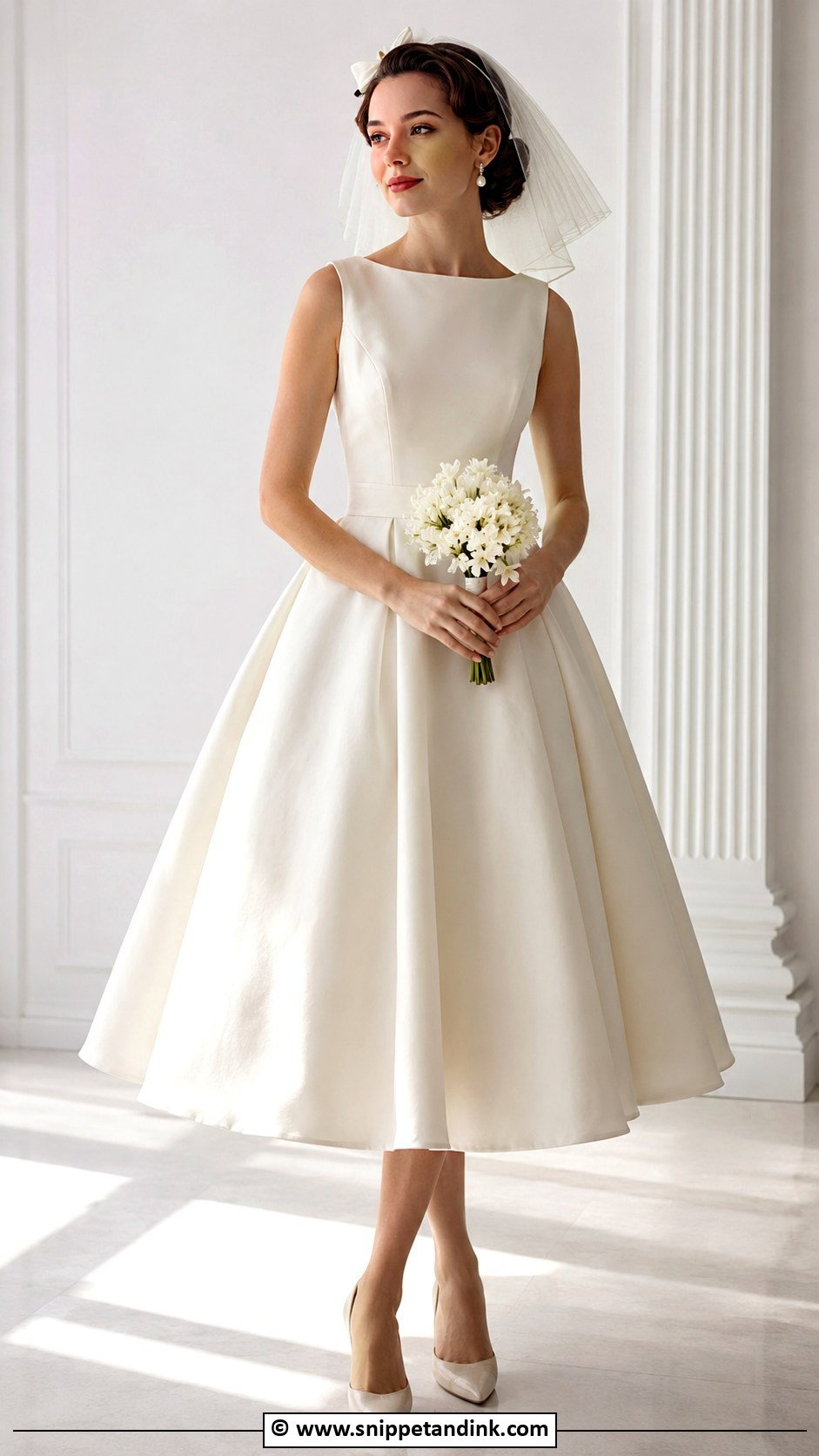 Tea Length Wedding Dress - Snippet and Ink - 30 Wedding Dress Inspo Ideas