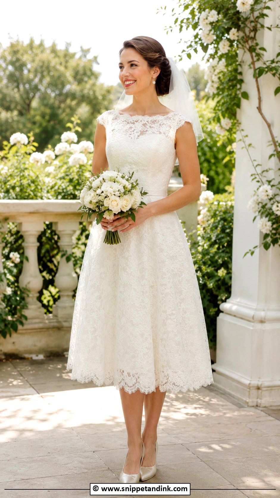Tea Length Wedding Dress - Snippet and Ink - 25 Eclectic Wedding Dress Ideas