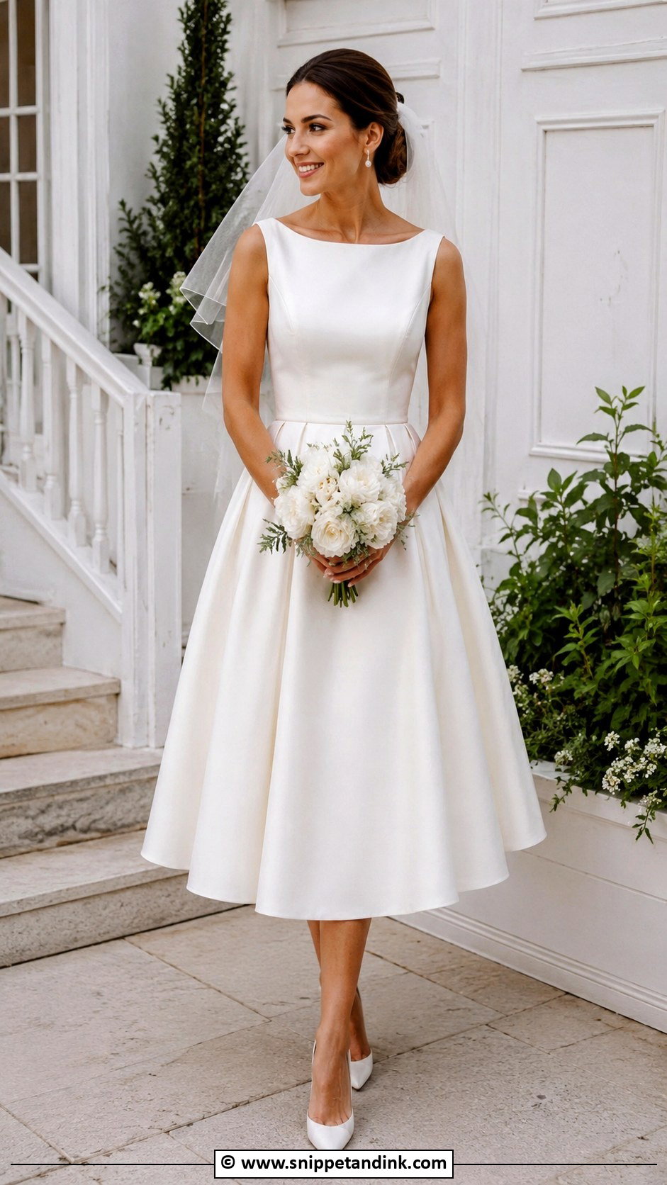 Tea Length Wedding Dress - Snippet and Ink - 35 Timeless Wedding Dress Ideas