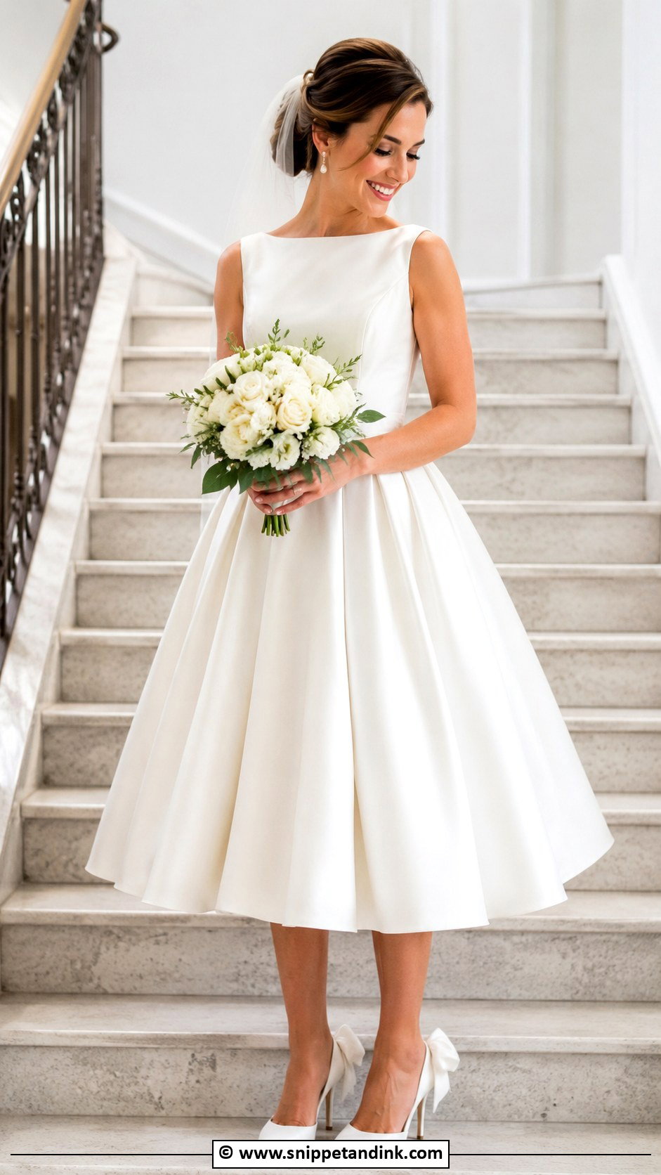 Tea Length Wedding Dress - Snippet and Ink - 35 Unique Wedding Dresses