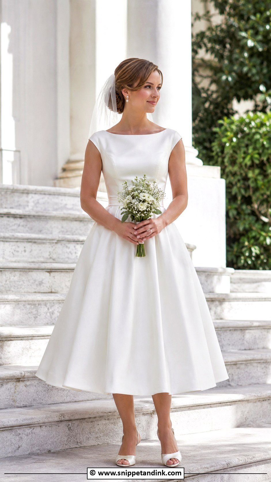 Tea Length Wedding Dress - Snippet and Ink - 35 Wedding Dress Ideas
