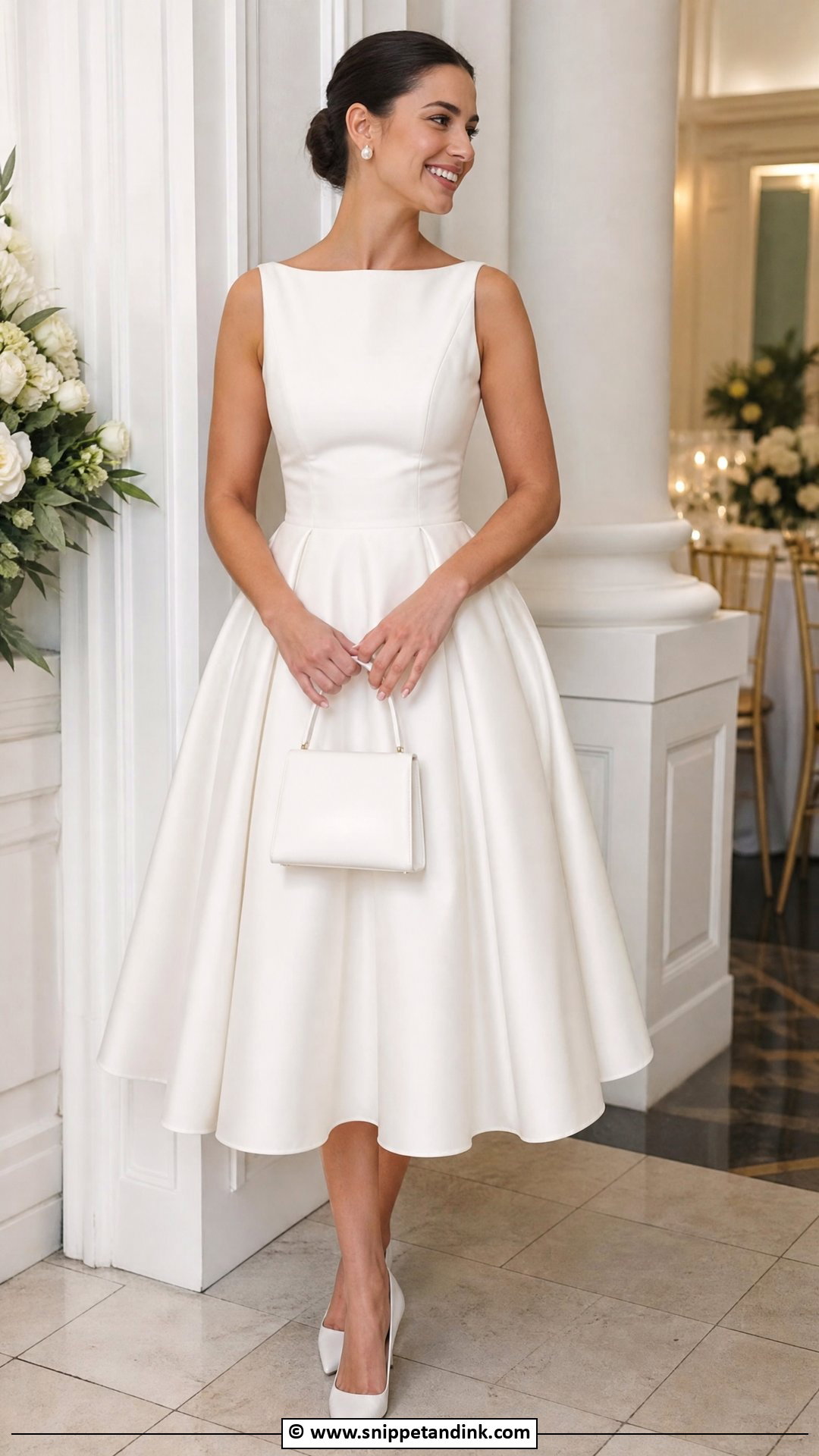 Tea Length Wedding Dress - Snippet and Ink - 35 After Party Wedding Dress Ideas