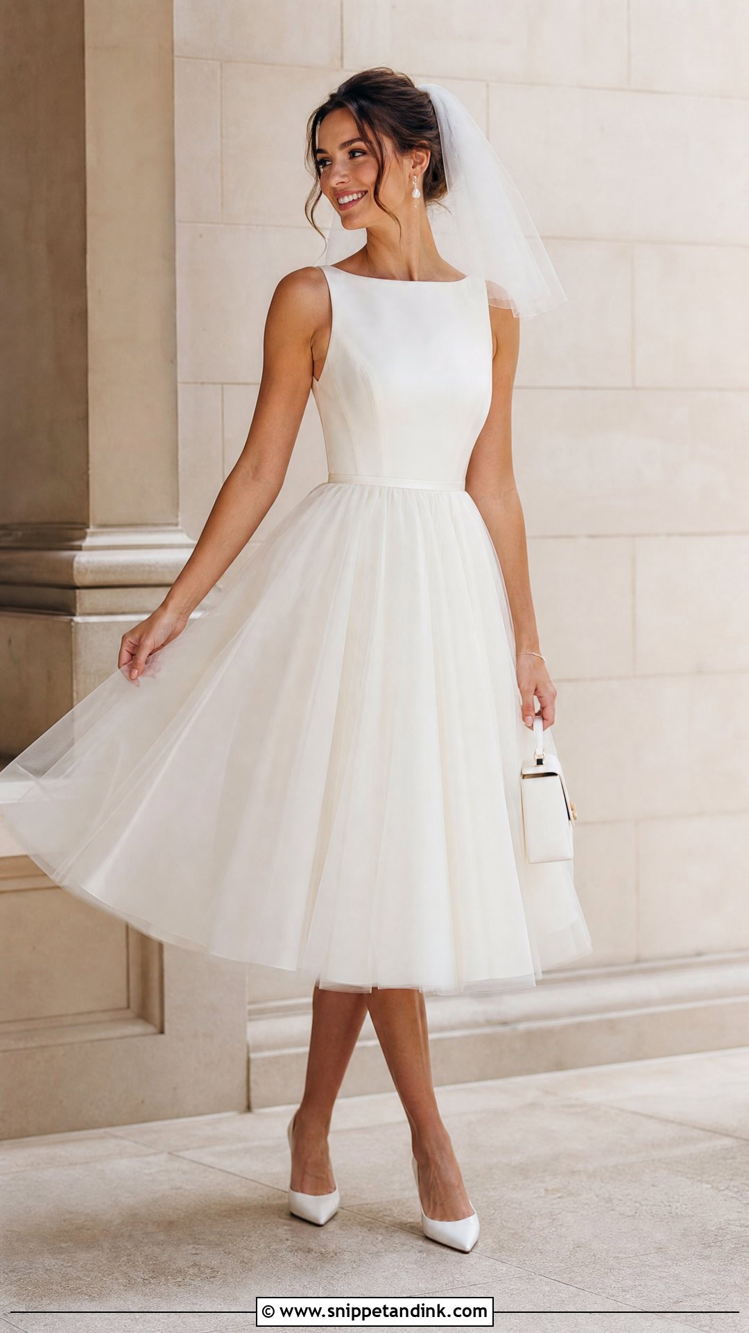 Tea Length Wedding Dress - Snippet and Ink - 25 Affordable Wedding Dress Ideas