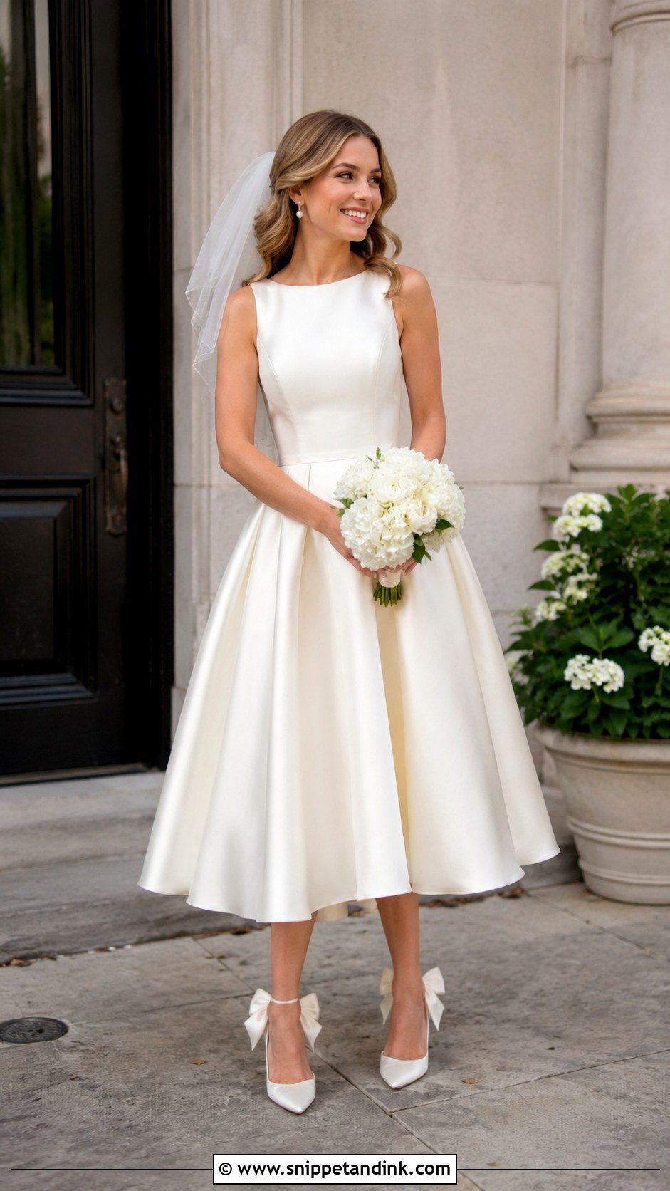 Tea Length Wedding Dress - Snippet and Ink - 25 Bride Wedding Dress Ideas