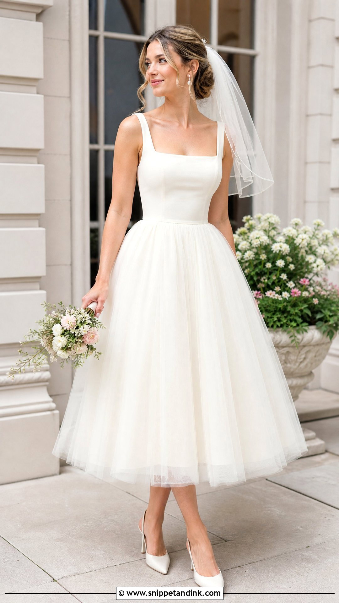 Tea Length Wedding Dress - Snippet and Ink - 25 Cool Wedding Dresses