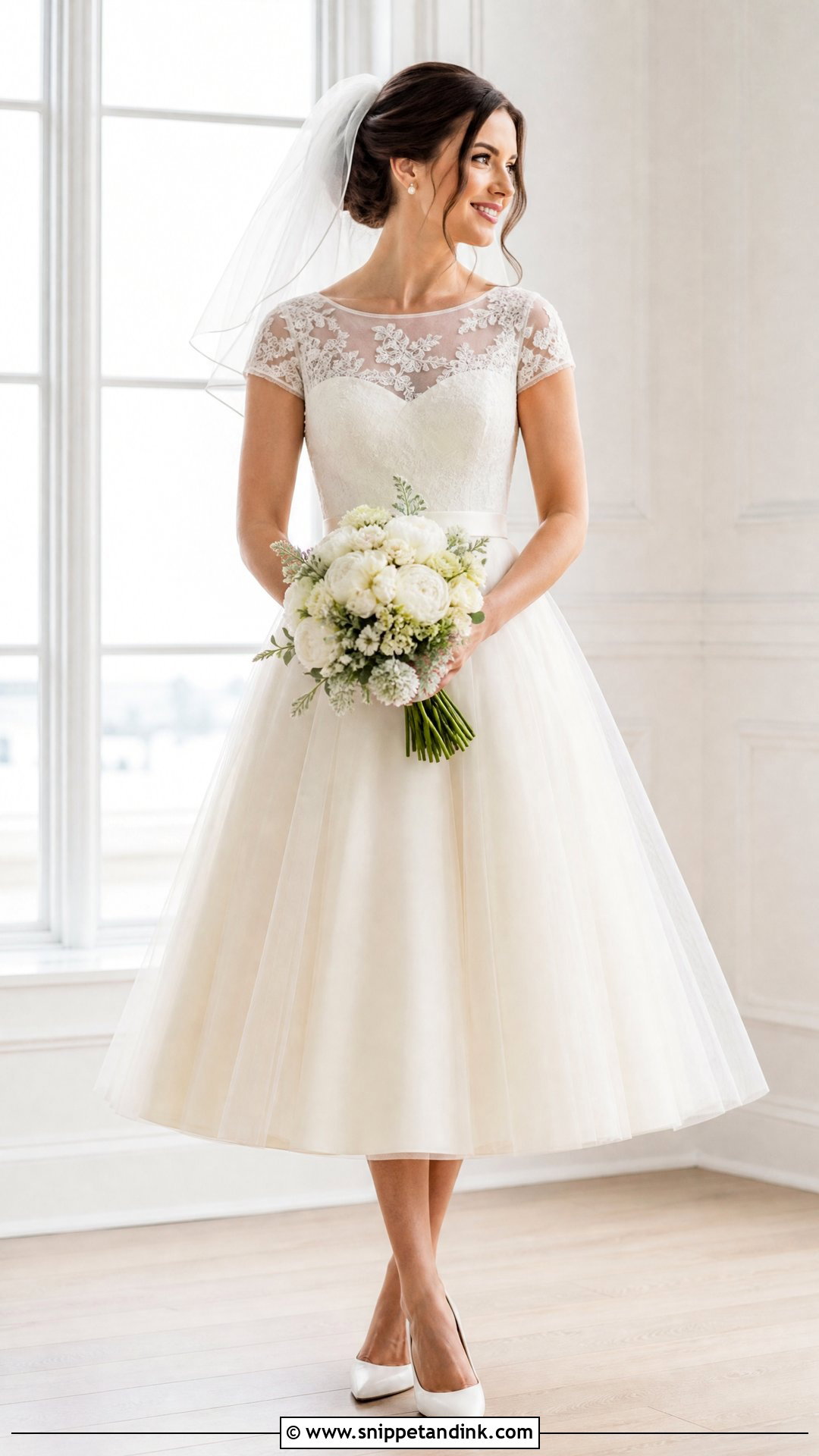 Tea Length Wedding Dress - Snippet and Ink - 25 Different Wedding Dresses