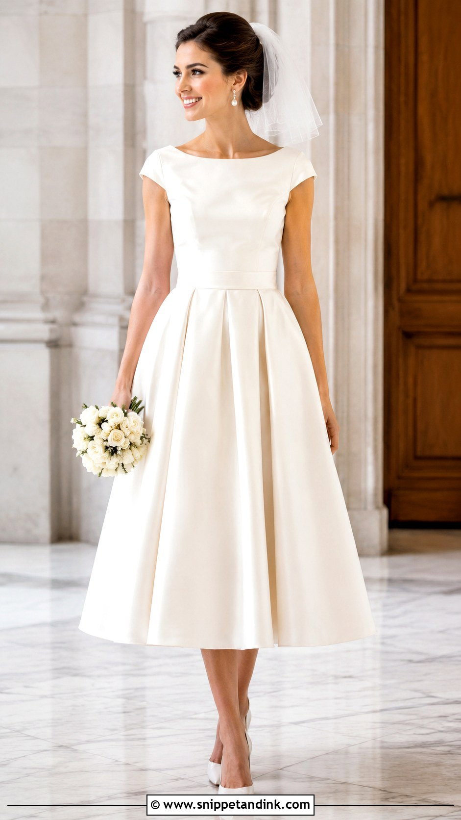 Tea Length Wedding Dress - Snippet and Ink - 25 Non Traditional Wedding Dresses