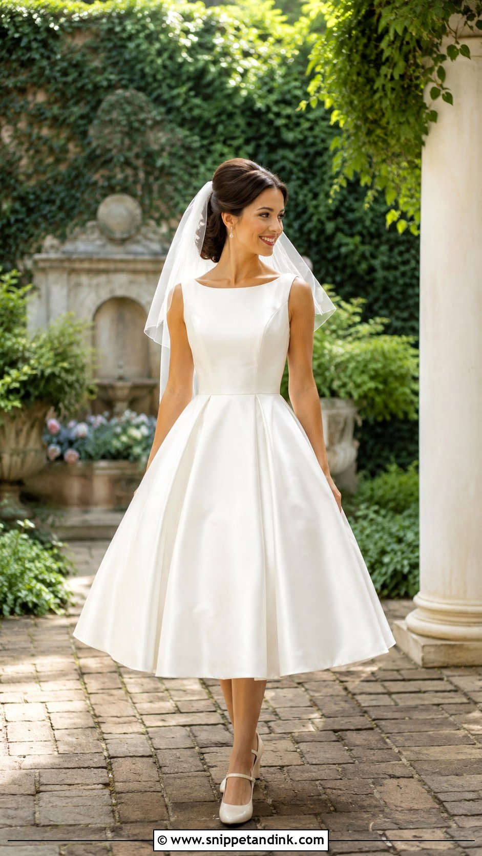 Tea Length Wedding Dress - Snippet and Ink - 30 Wedding Dress for Women Ideas