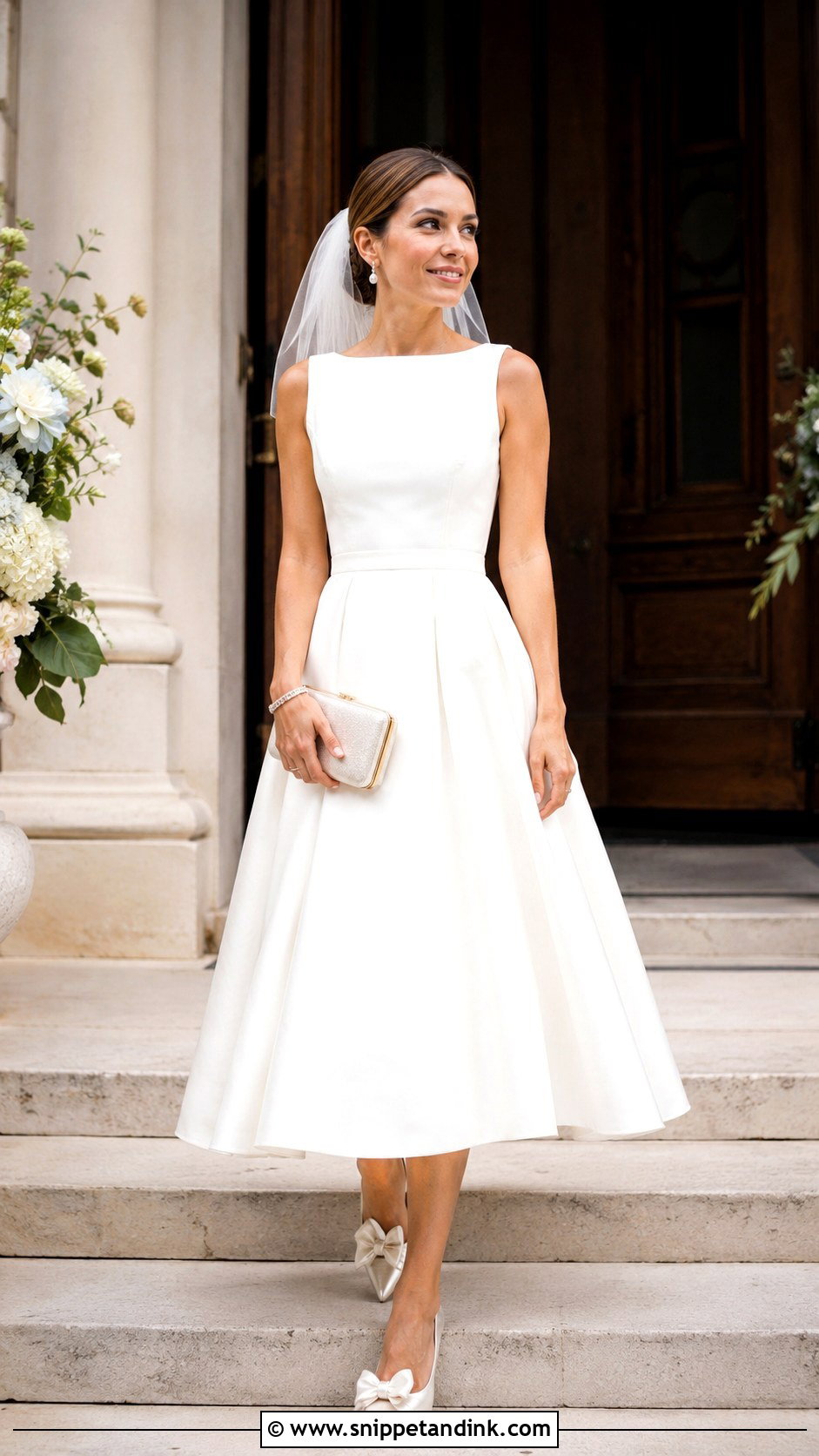 Tea Length Wedding Dress - Snippet and Ink - 25 Modern Timeless Wedding Dress Ideas