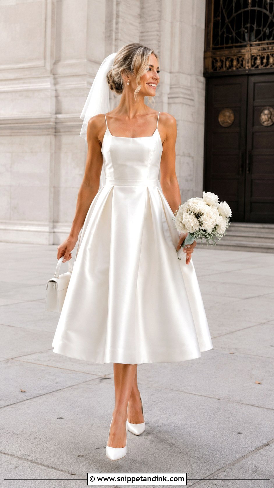 Tea Length Wedding Dress - Snippet and Ink - 20 Basic Wedding Dress Ideas
