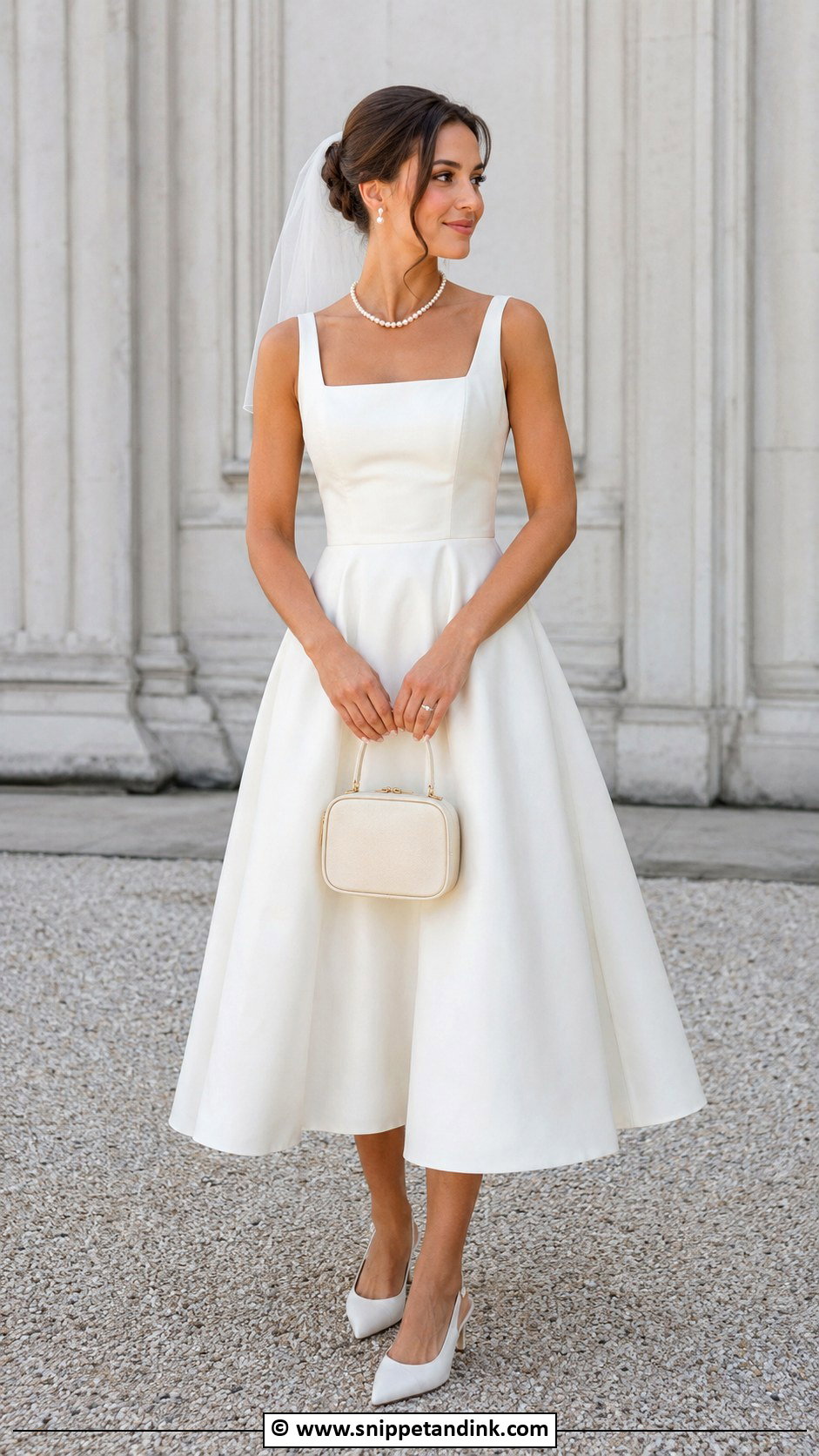 Tea Length Wedding Dress - Snippet and Ink - 25 Trending Wedding Dresses