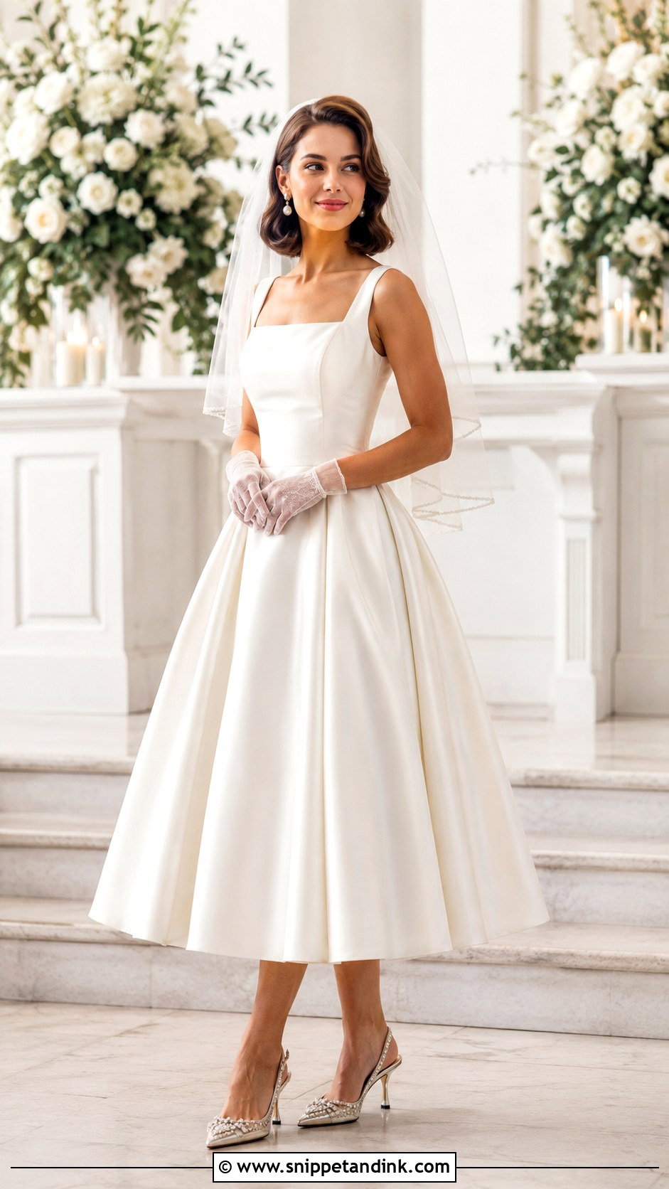 Tea Length Wedding Dress - Snippet and Ink - 20 Detailed Wedding Dress Ideas