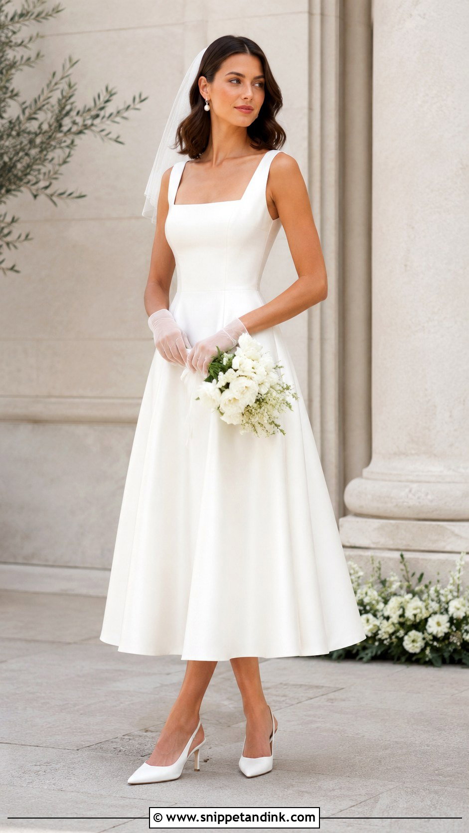 Tea Length Wedding Dress - Snippet and Ink - 20 Hot Wedding Dress Ideas