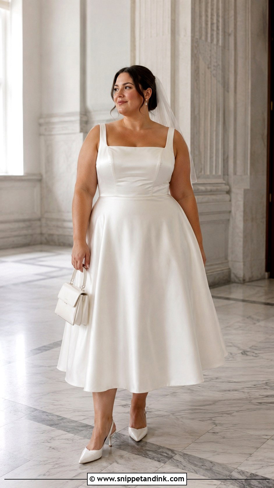 Tea Length Wedding Dress - Snippet and Ink - 20 Plus Wedding Dresses