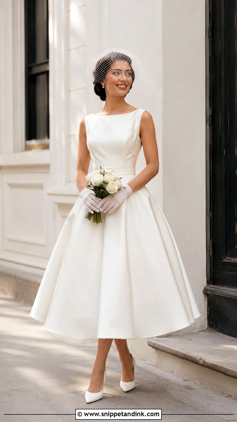 Tea Length Wedding Dress - Snippet and Ink - 20 Popular Wedding Dresses
