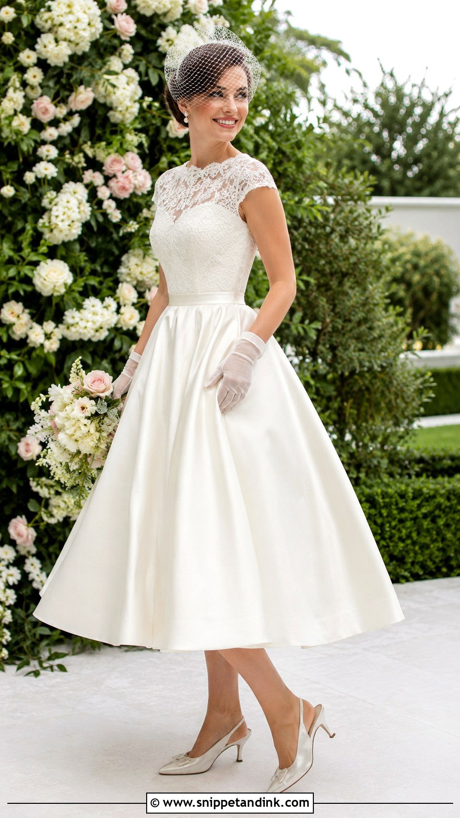 Tea Length Wedding Dress - Snippet and Ink - 20 Wedding Dress Silhouette Ideas