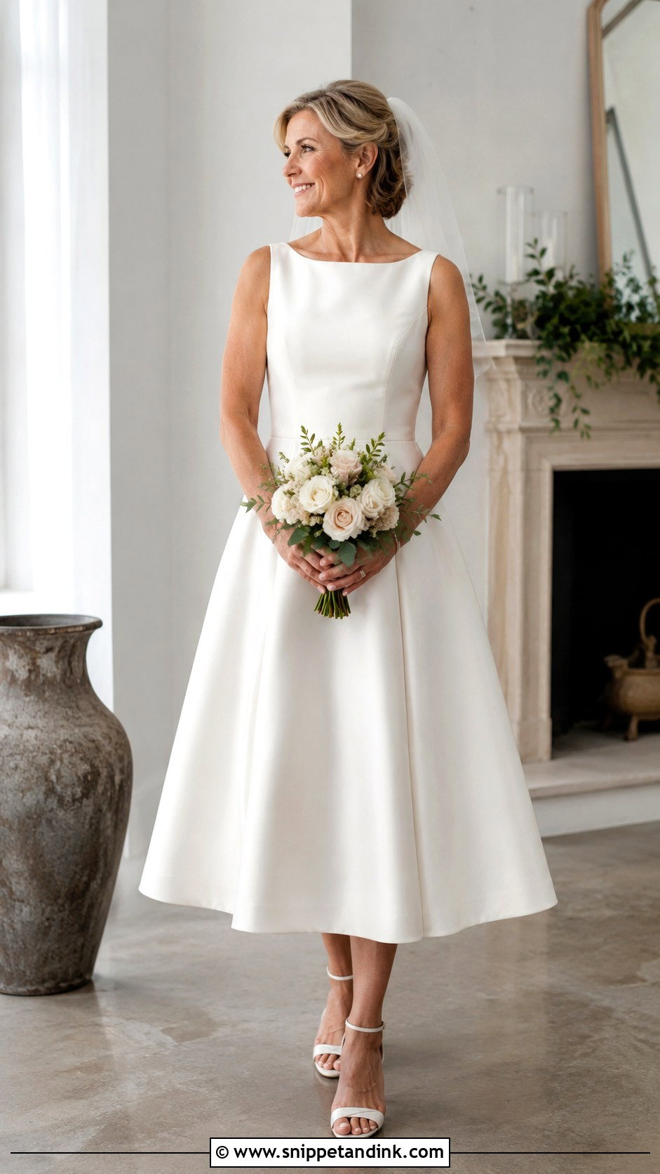 Tea Length Wedding Dress - Snippet and Ink - 25 2nd Wedding Dress Ideas