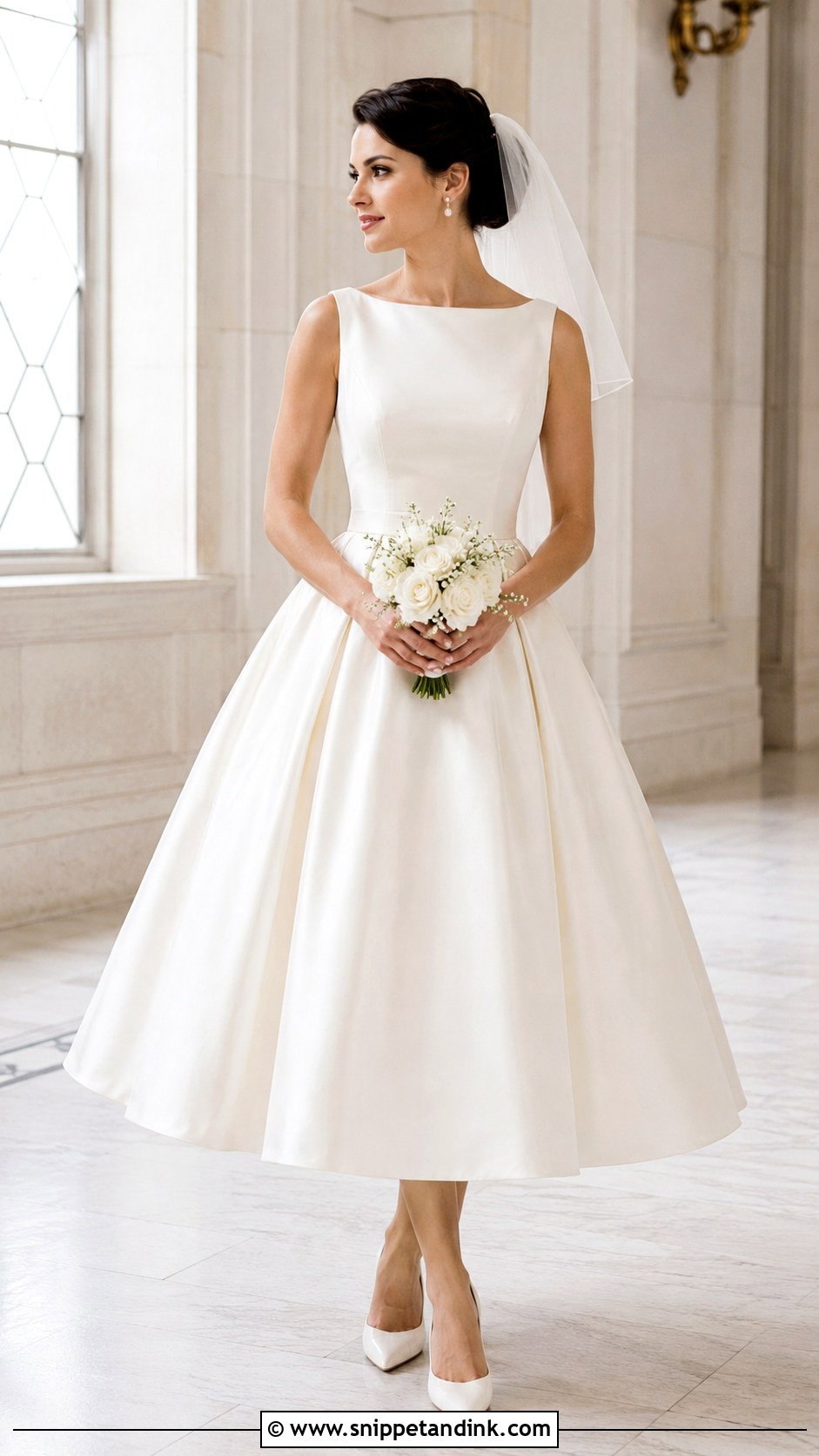 Tea Length Wedding Dress - Snippet and Ink - 25 Classic Elegant Wedding Dress Ideas