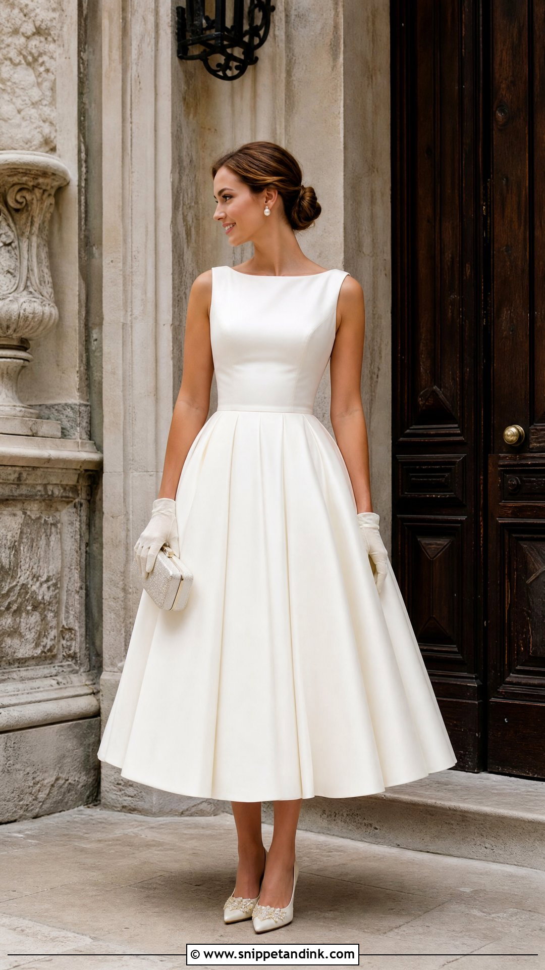 Tea Length Wedding Exit Dress - Snippet and Ink - 20 Wedding Exit Dress Ideas