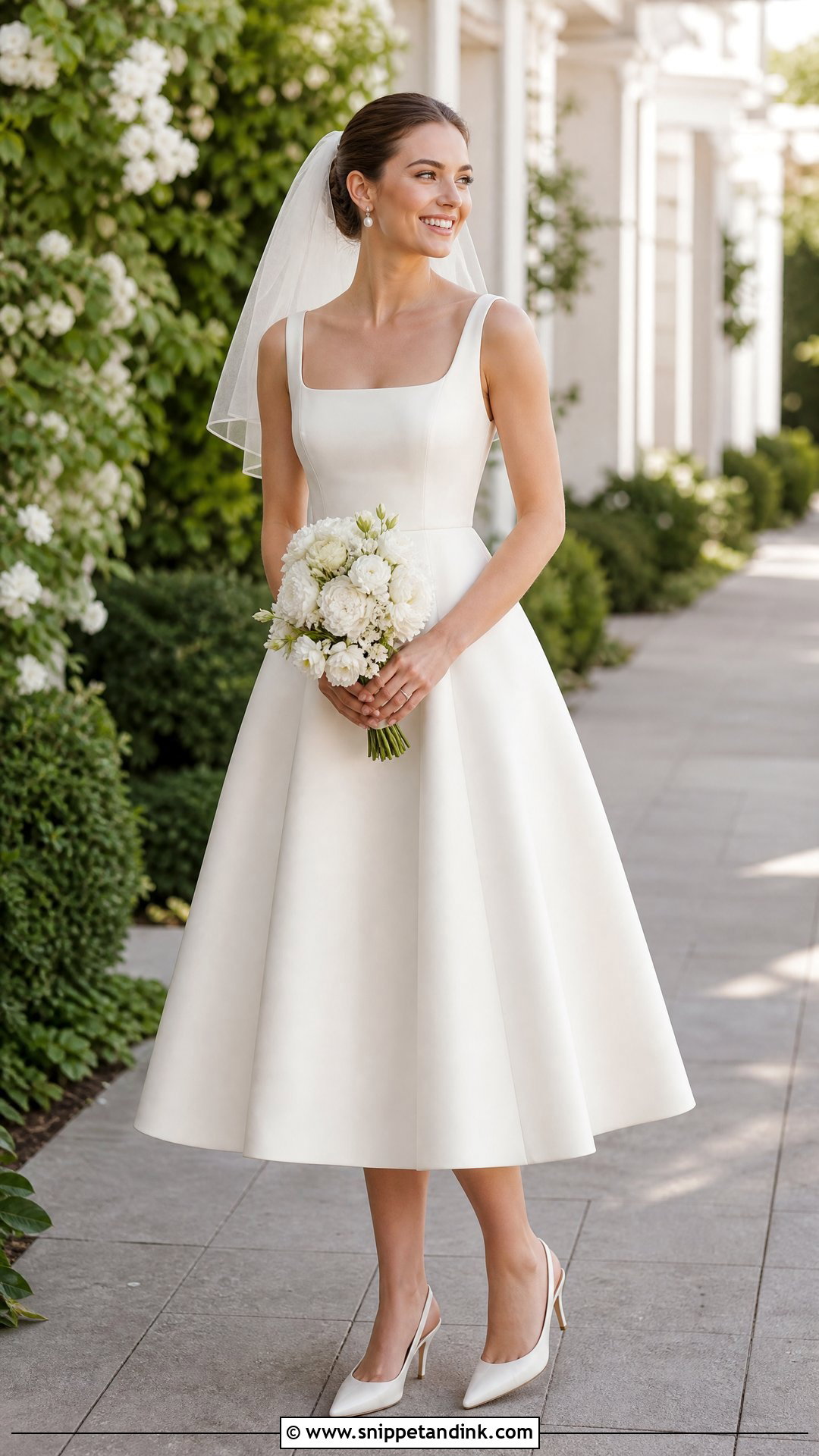 Tea Length Wedding Gown - Snippet and Ink - 20 Wedding Gown Designs Brides