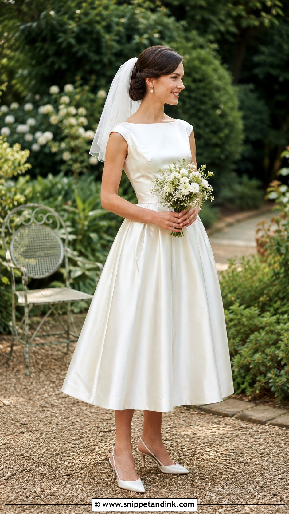 Tea Length Wedding Gown - Snippet and Ink - 25 Unique Wedding Gowns