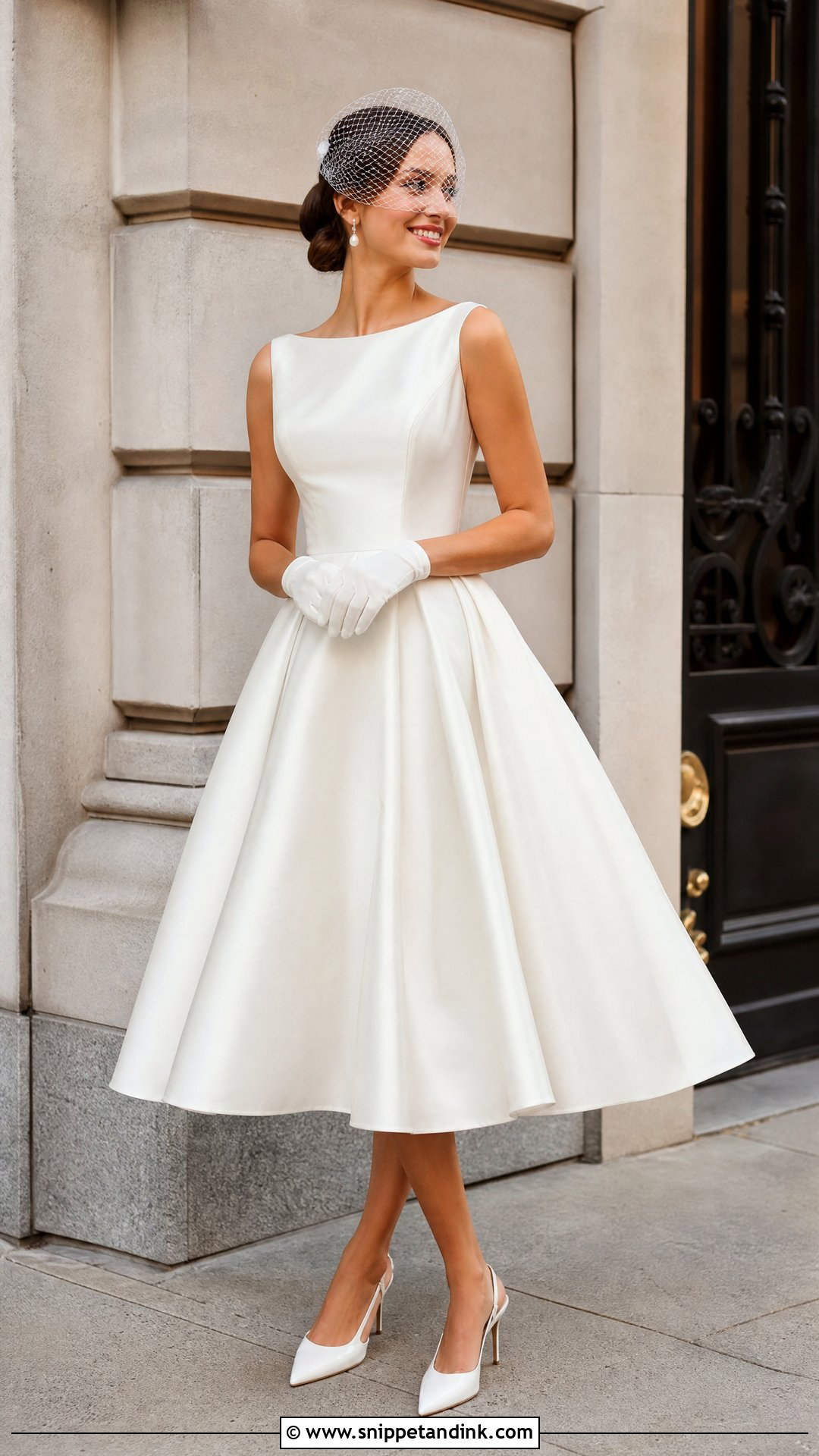 Tea Length Wedding Look - Snippet and Ink - 20 Wedding Lookbook Ideas