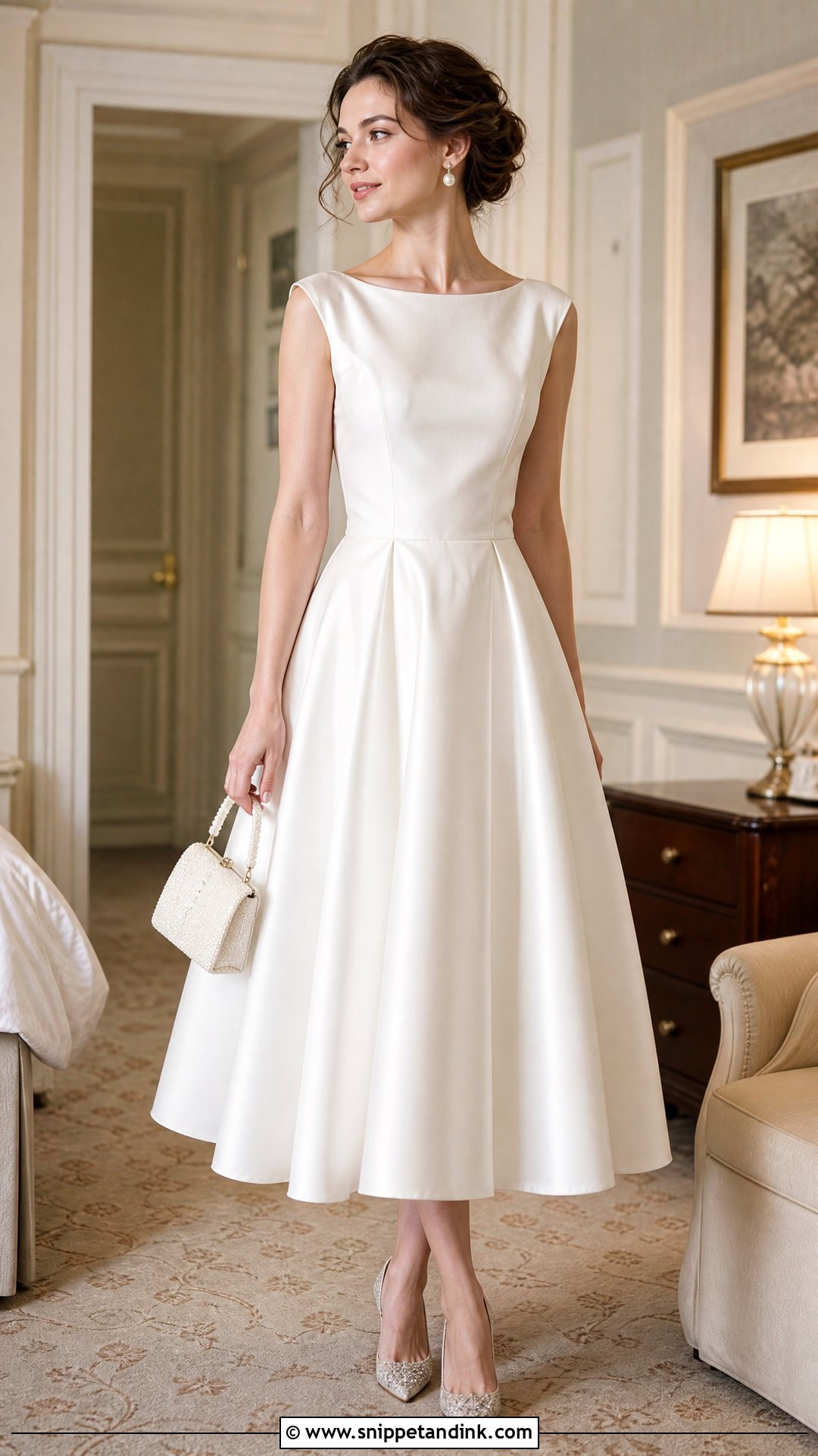 Tea Length Wedding Night Dress - Snippet and Ink - 20 Wedding Night Dress Brides Ideas