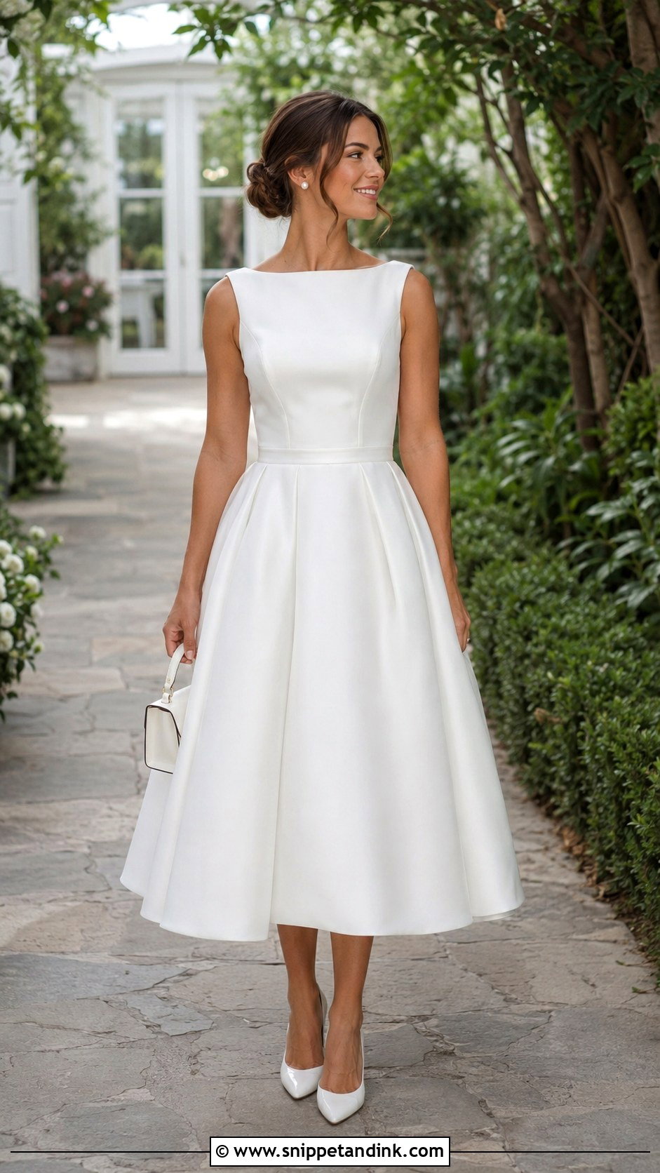 Tea Length Wedding Reception Dress - Snippet and Ink - 25 Changing Dresses for Brides