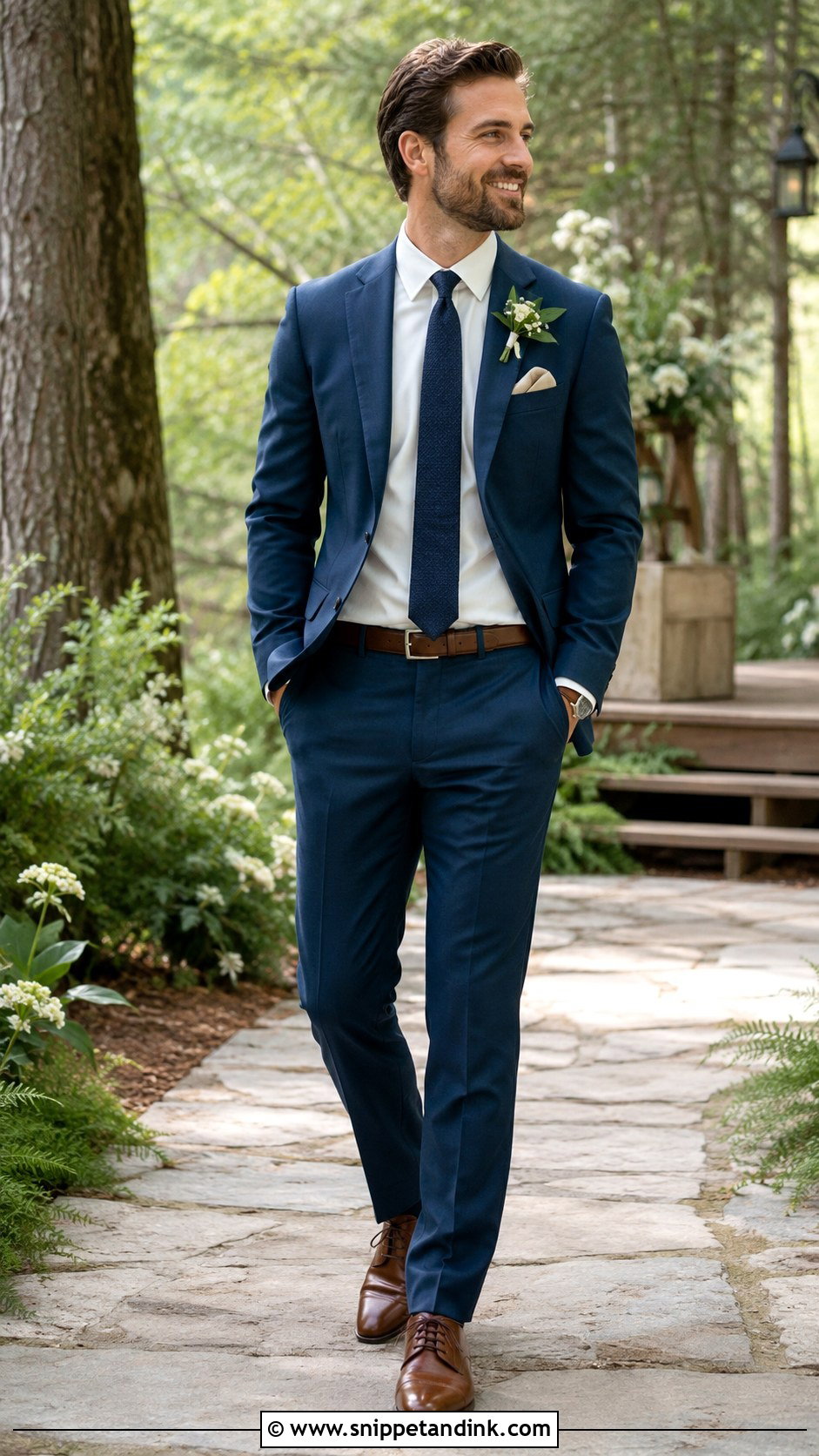 Teal Blue Wedding Suit With Ivory Shirt - Snippet and Ink - 20 Blue Suits Wedding