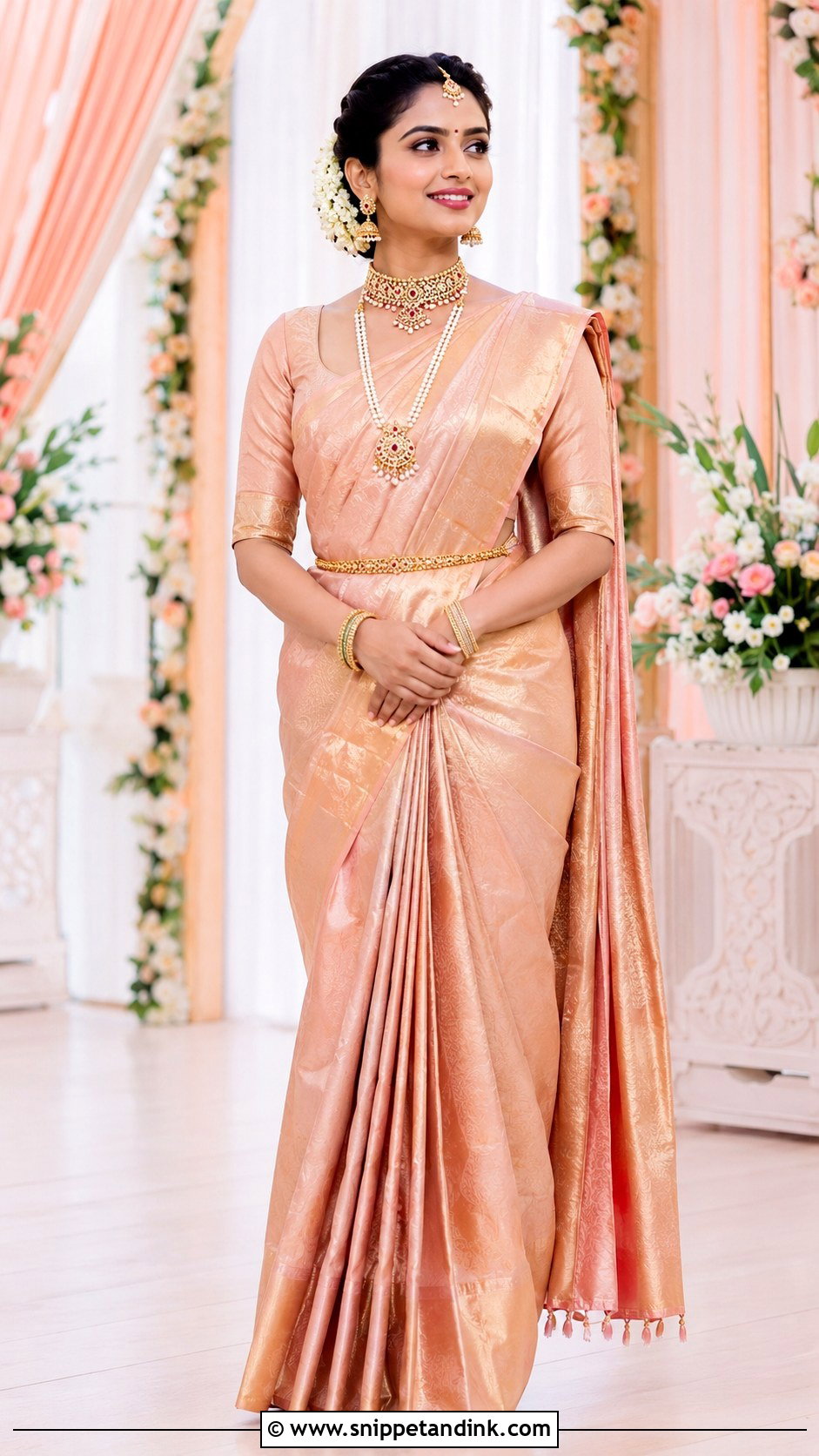 Telugu Bride Uppada Silk Saree - Snippet and Ink - 25 Telugu Bride Ideas