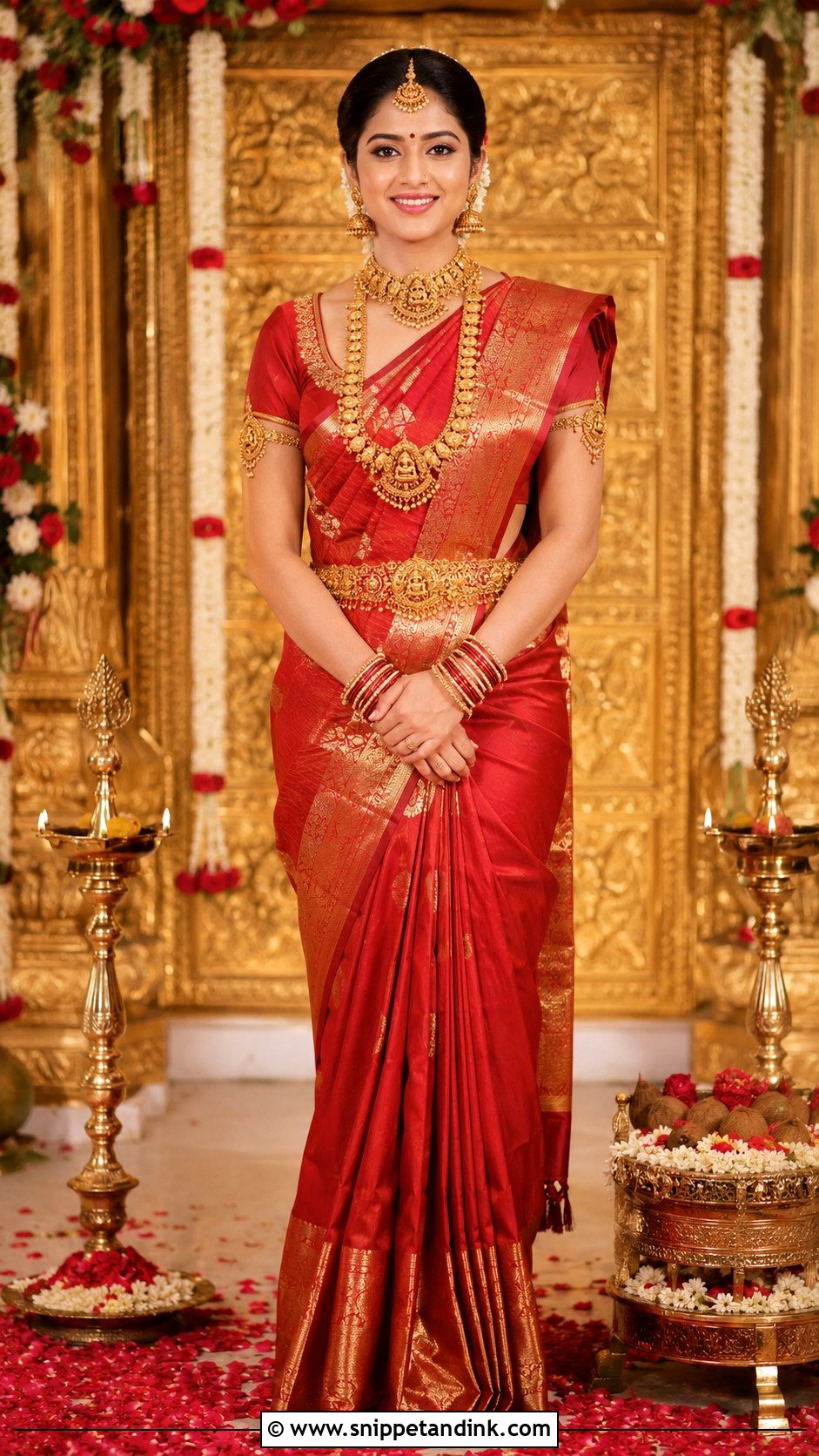 Temple Jewelry Telugu Bride - Snippet and Ink - 25 Traditional Telugu Bride Ideas