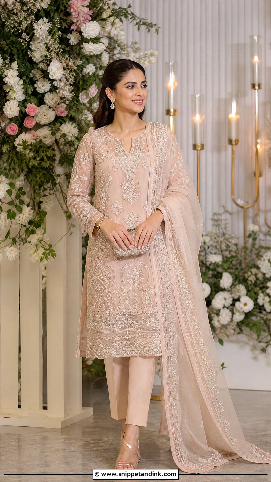 Tena Durrani Formal Suit - Snippet and Ink - 25 Pakistani Designer Suits for Wedding