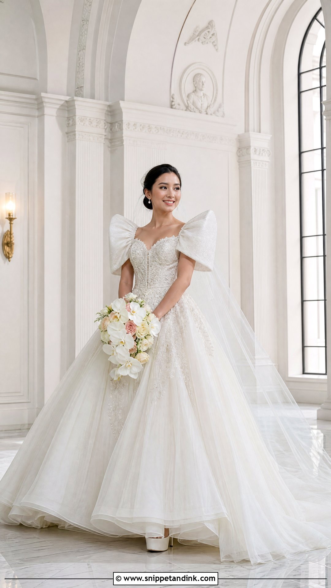Terno Ball Gown Wedding Dress - Snippet and Ink - 20 Philippine Wedding Dress Ideas