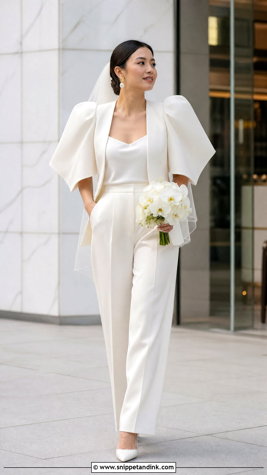 Terno Bridal Pantsuit - Snippet and Ink - 20 Philippine Wedding Dress Ideas