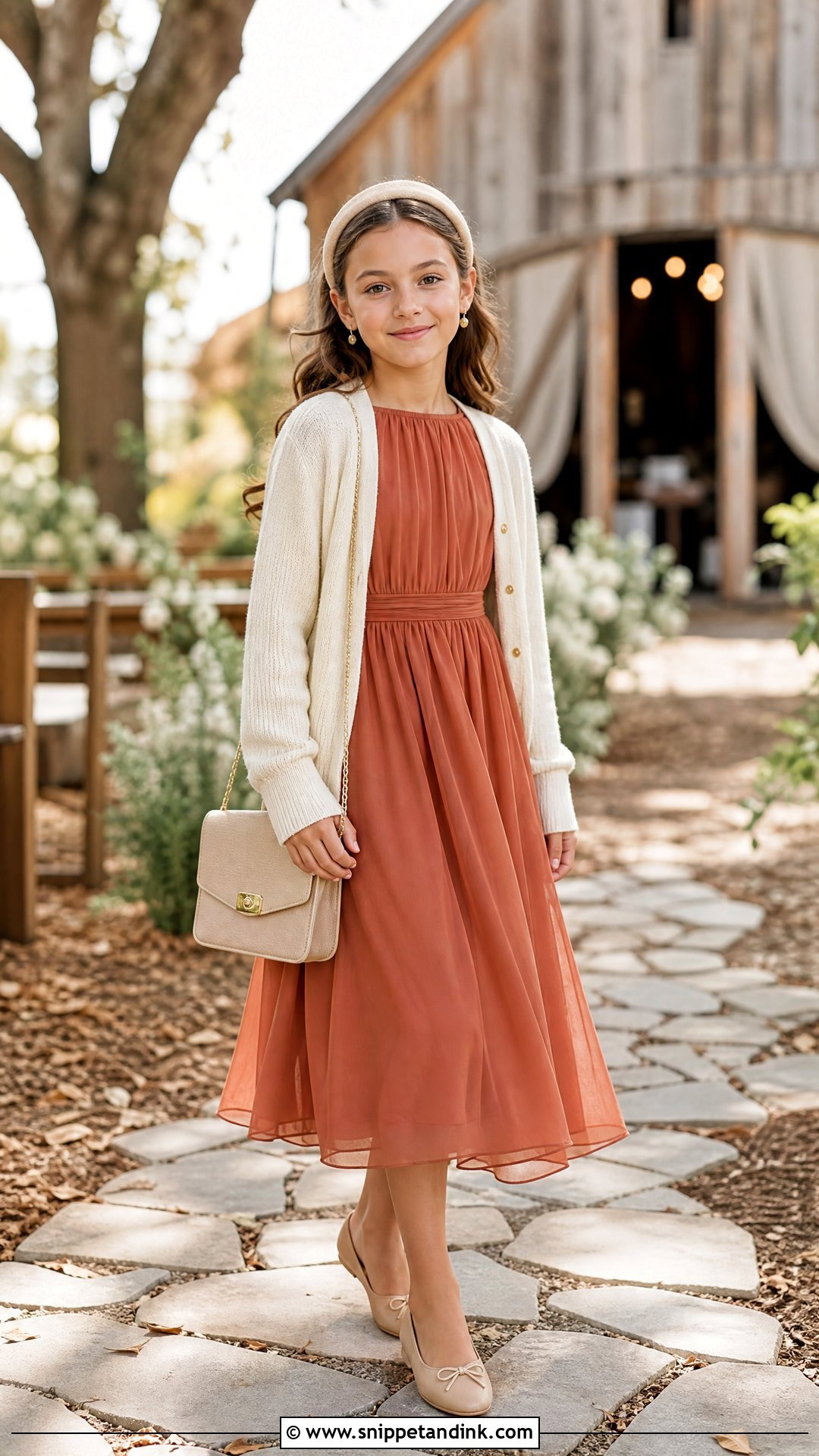 Terracotta Chiffon Wedding Dress - Snippet and Ink - 20 Dress for Girls 10 12 Wedding Ideas