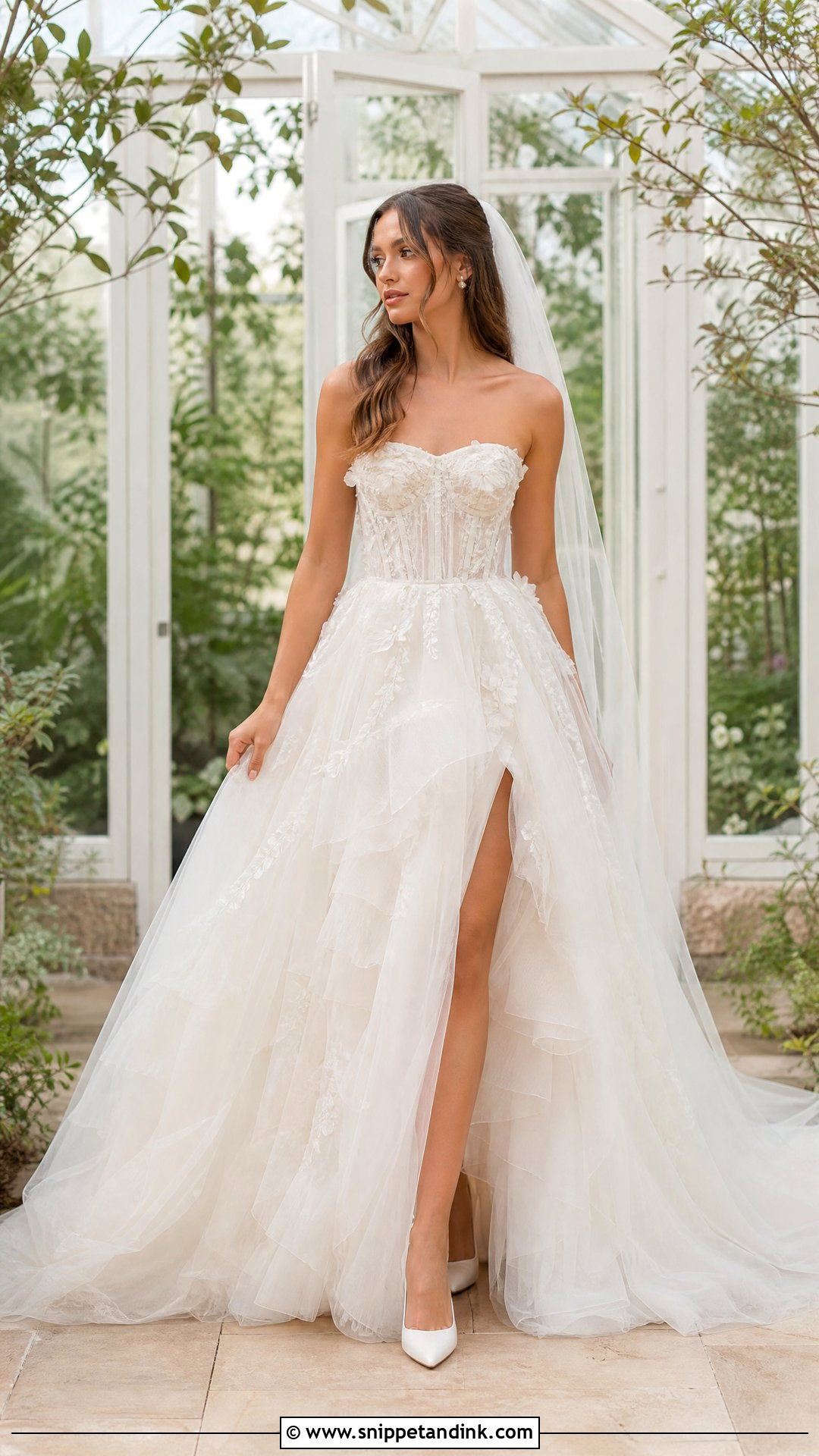 Textured Tulle Wedding Dress - Snippet and Ink - 20 Wona Concept Wedding Dress Ideas