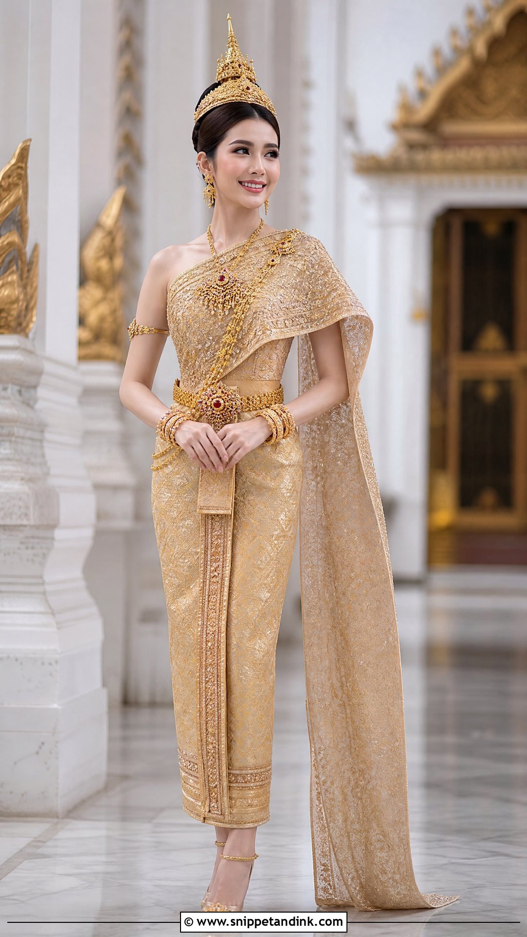 Thai Chut Thai Bridal Dress - Snippet and Ink - 20 Traditional Bridal Dresses