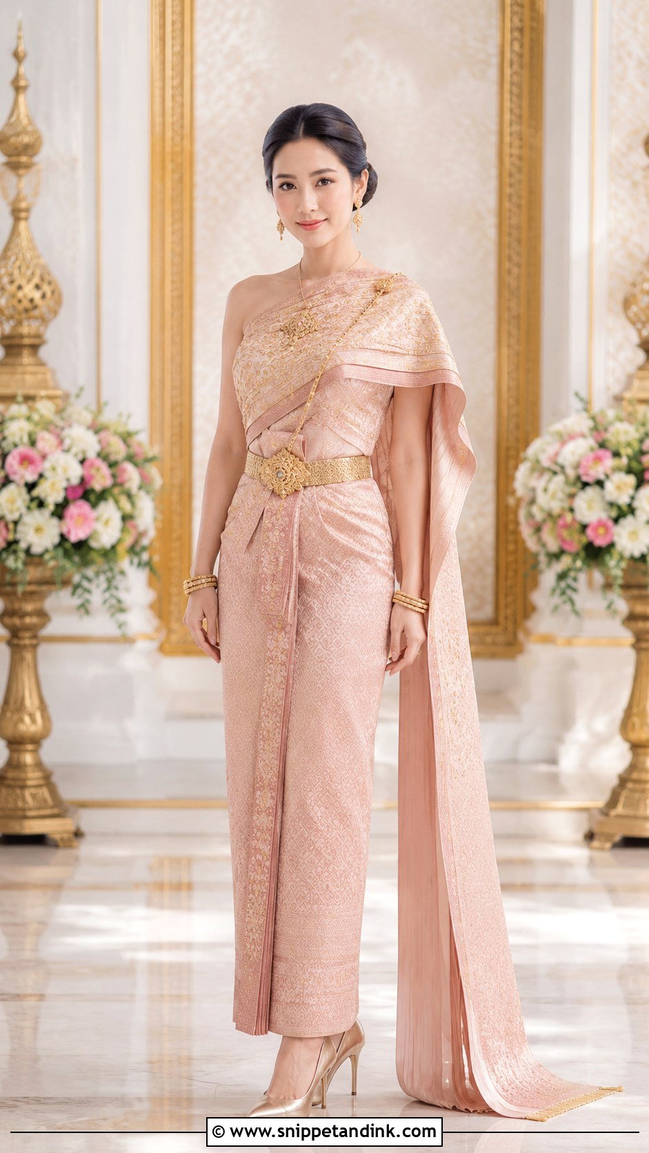 Thai Chut Thai Wedding Dress - Snippet and Ink - 20 Eastern Wedding Dresses