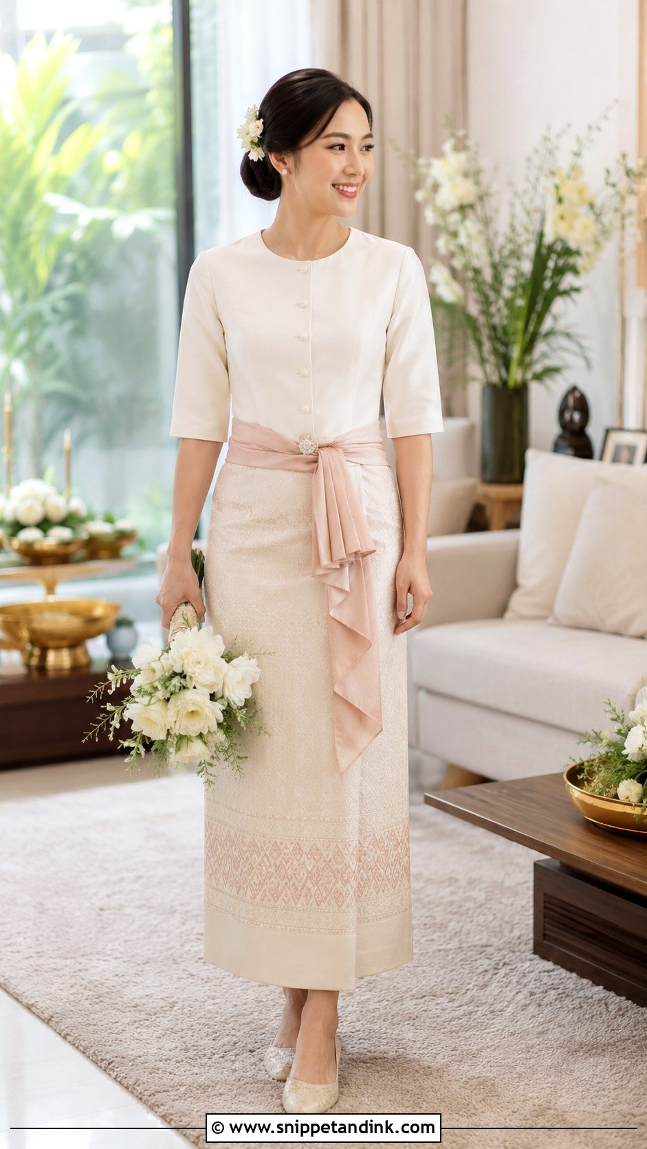 Thai Ruean Ton Wedding Dress - Snippet and Ink - 20 Thailand Wedding Dress Ideas