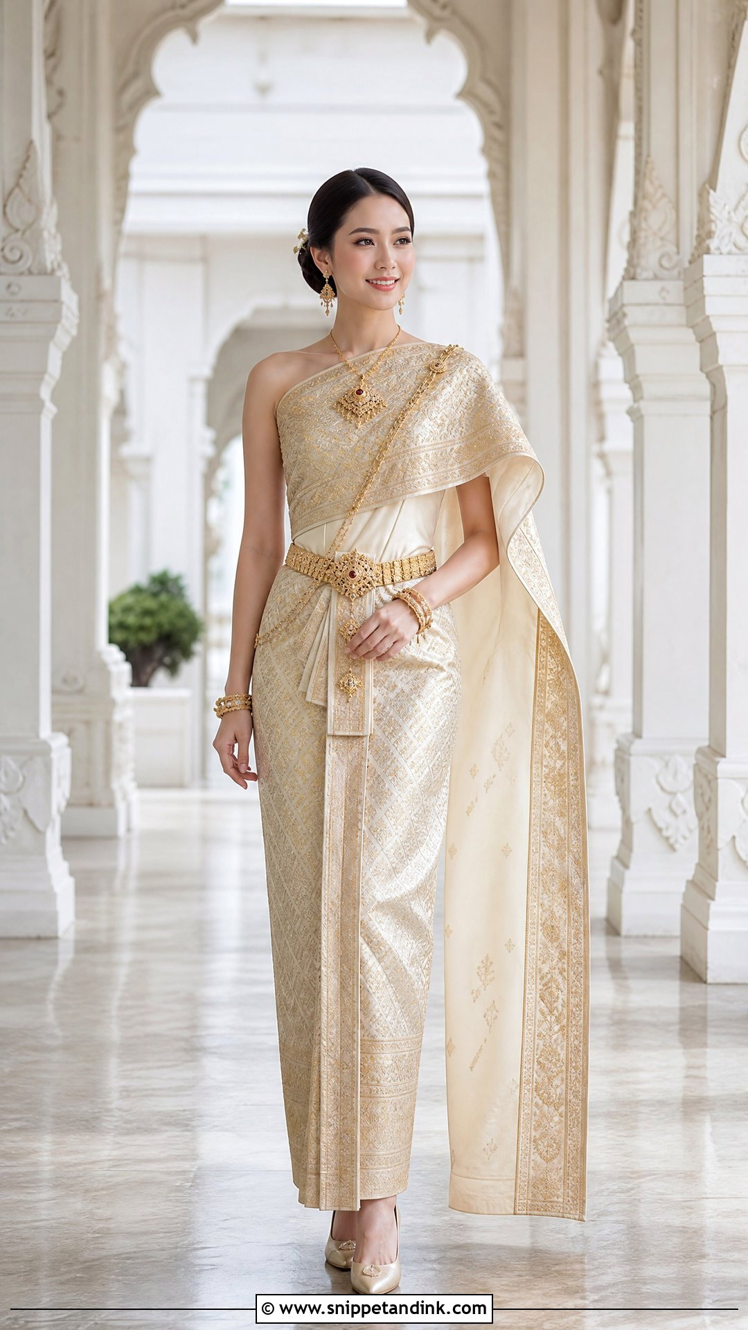 Thai Silk Chut Thai Bridal Dress - Snippet and Ink - 20 Traditional Bride Dress Ideas