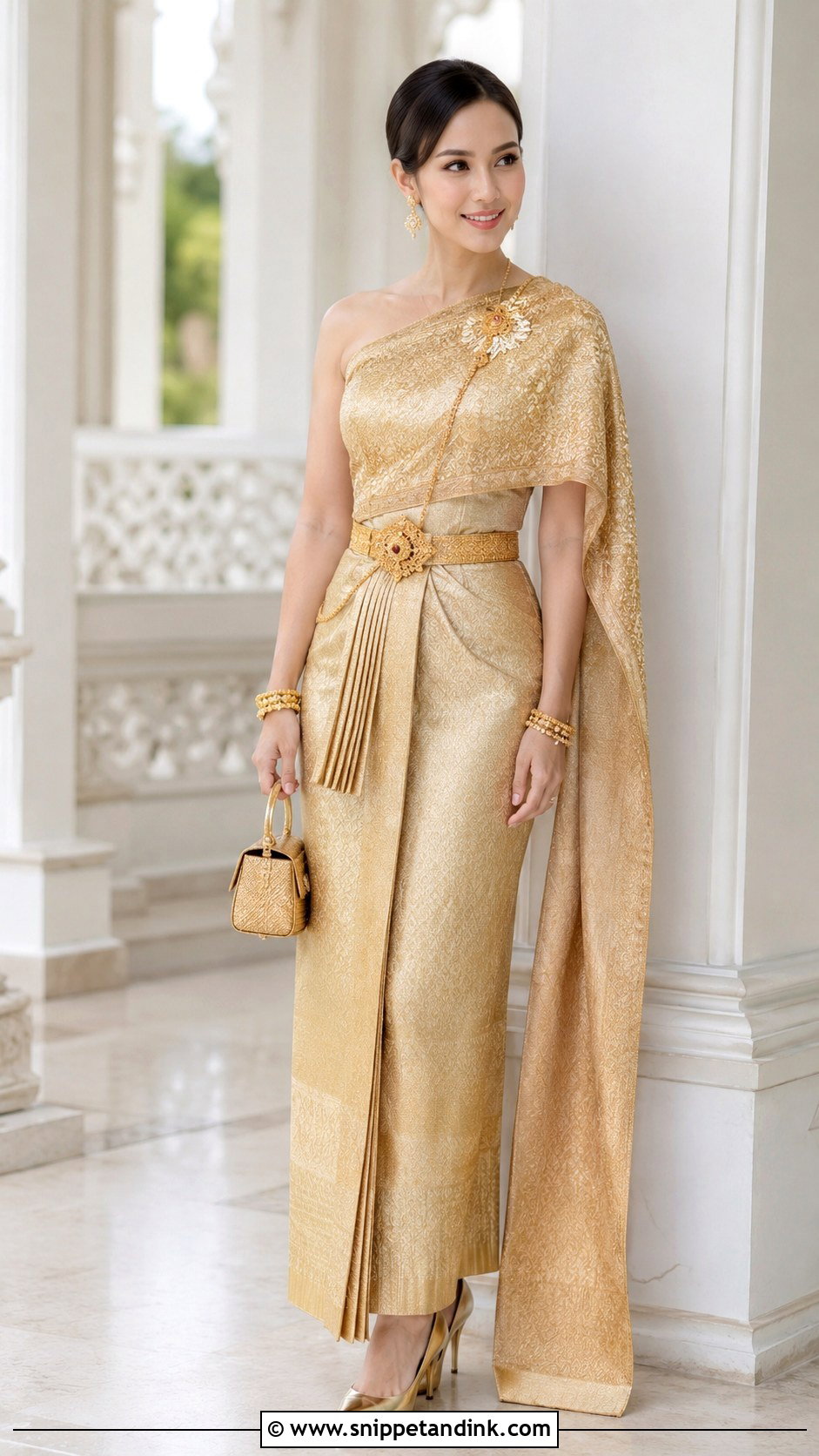 Thai Silk Chut Thai Wedding Outfit - Snippet and Ink - 20 Traditional Wedding Outfits for Ladies