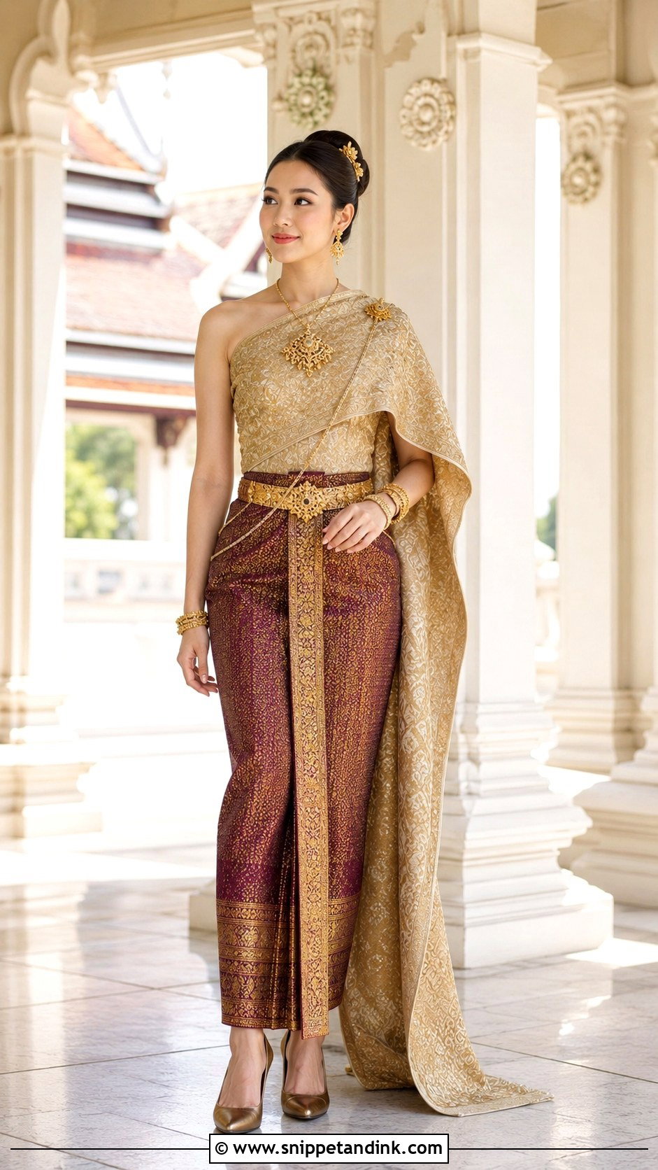Thai Traditional Marriage Silk Outfit - Snippet and Ink - 20 Traditional Marriage Outfit Ideas