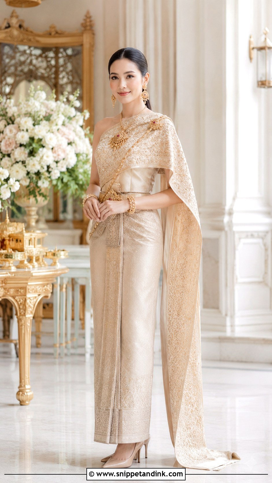 Thai Traditional Wedding Dress - Snippet and Ink - 30 Traditional Wedding Dresses