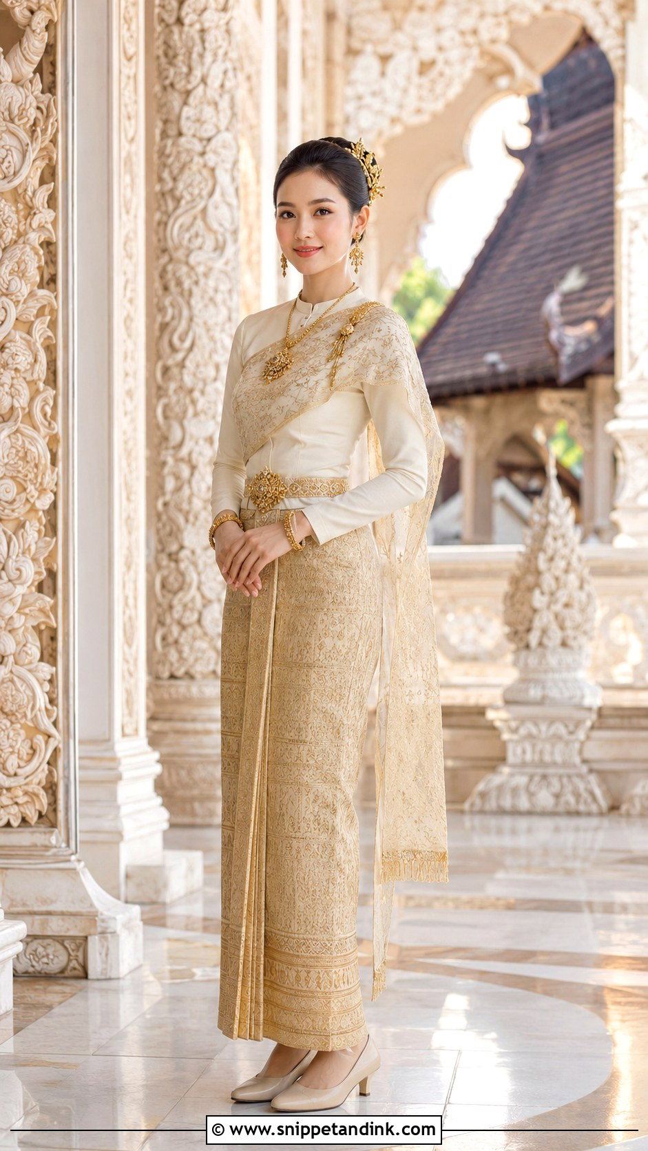 Thai Wedding Dress With Lanna Inspired Outfit - Snippet and Ink - 25 Thai Wedding Dress Ideas