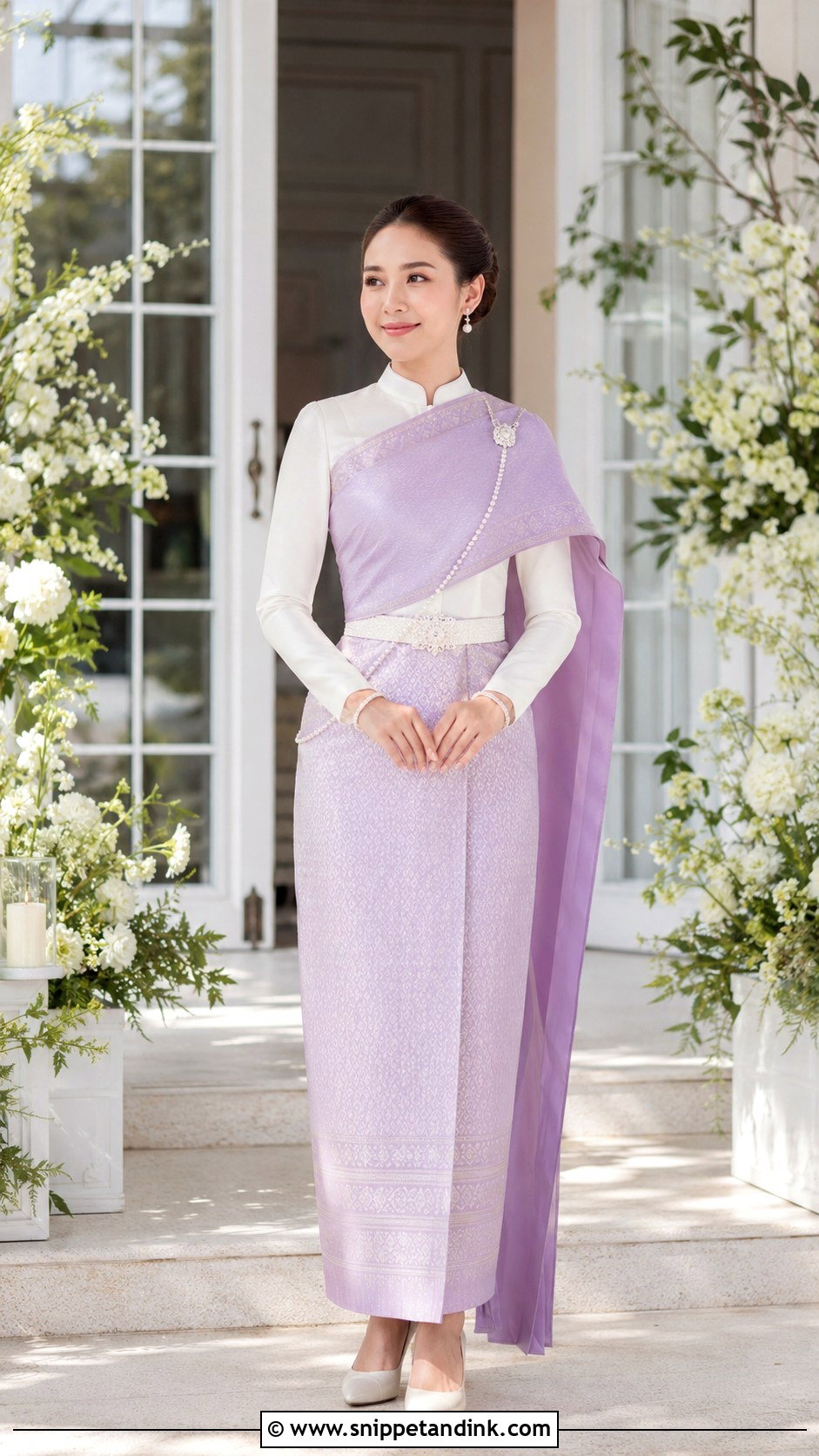 Thai Wedding Dress With Pastel Silk - Snippet and Ink - 25 Thai Wedding Dress Ideas