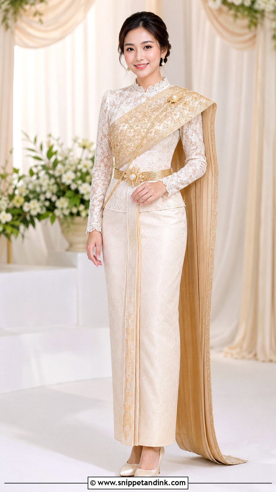 Thai Wedding Dress With Two Piece Set - Snippet and Ink - 25 Thai Wedding Dress Ideas