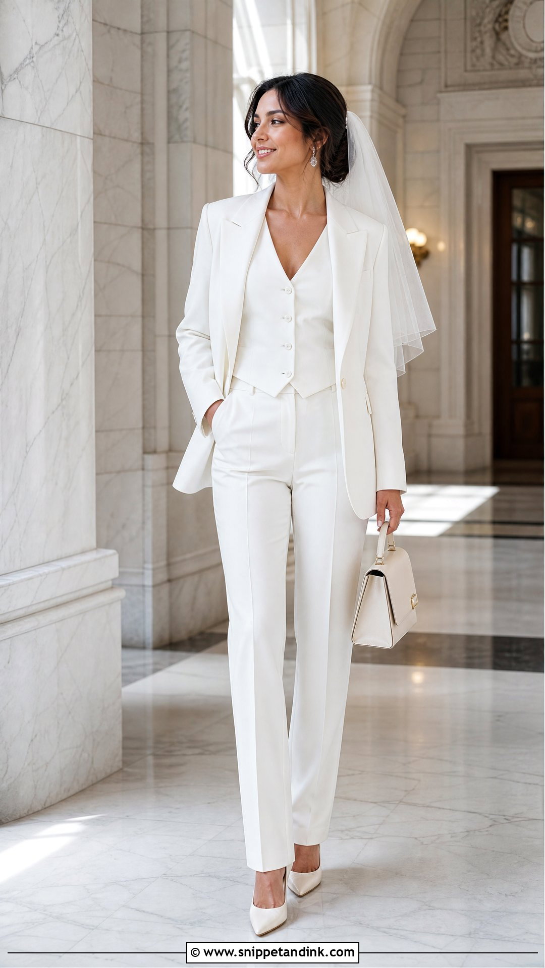 Three Piece Bridal Suit - Snippet and Ink - 20 Suits for Bride