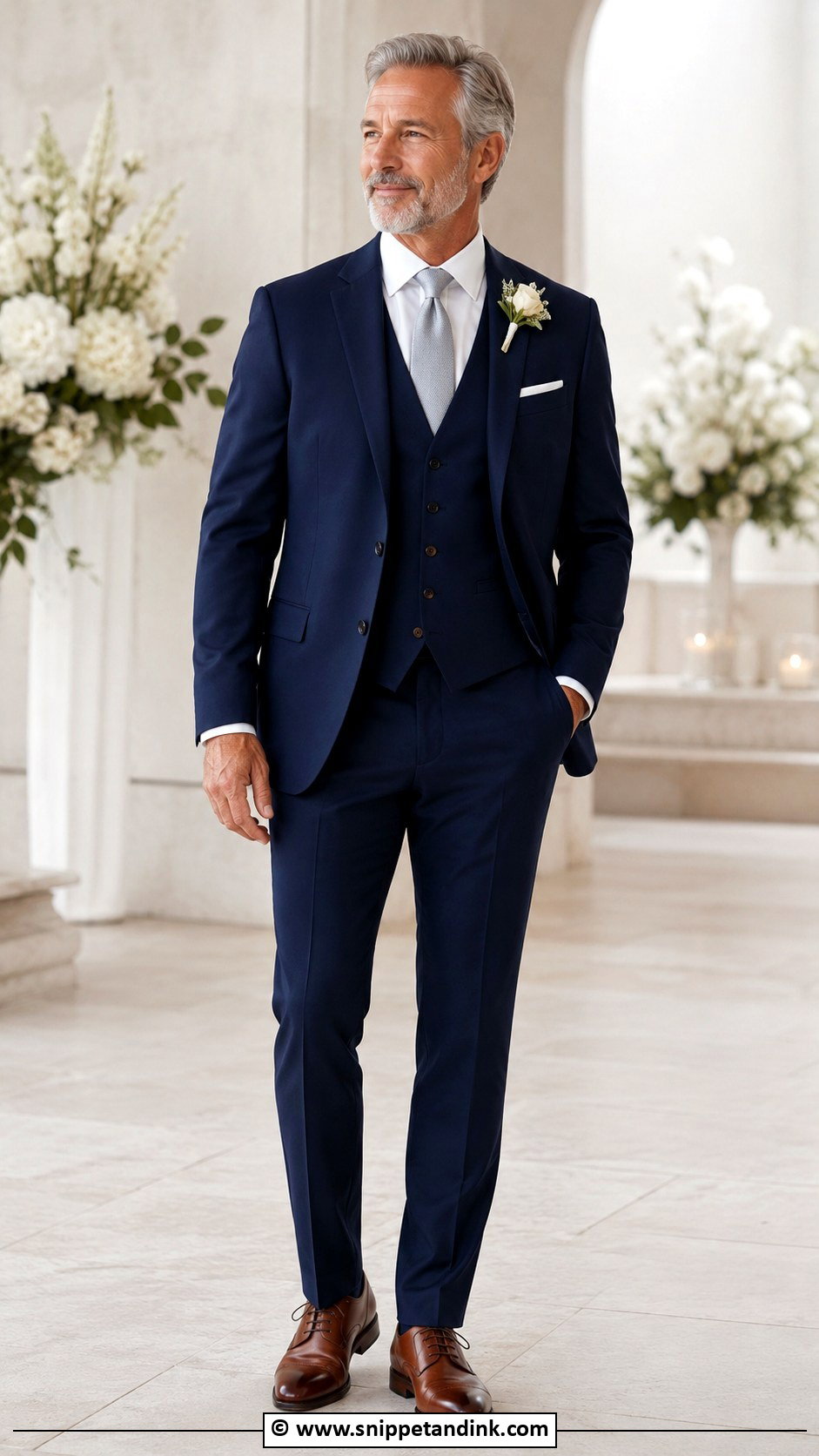 Three Piece Suit Father Of The Bride Attire - Snippet and Ink - 30 Father of the Bride Attire Ideas